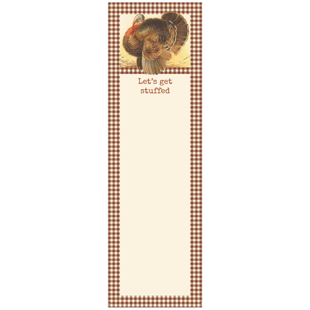 Let's Get Stuffed Thanksgiving Magnetic Notepad