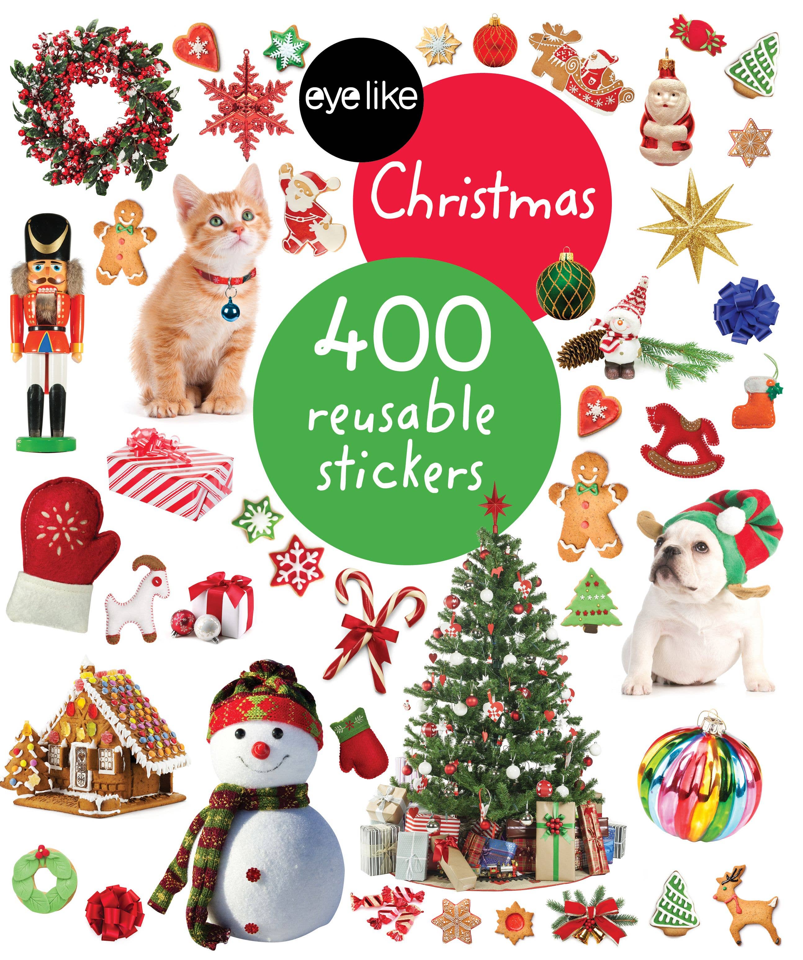 Eyelike Stickers: Christmas | 400+ Reusable Holiday Stickers for Kids