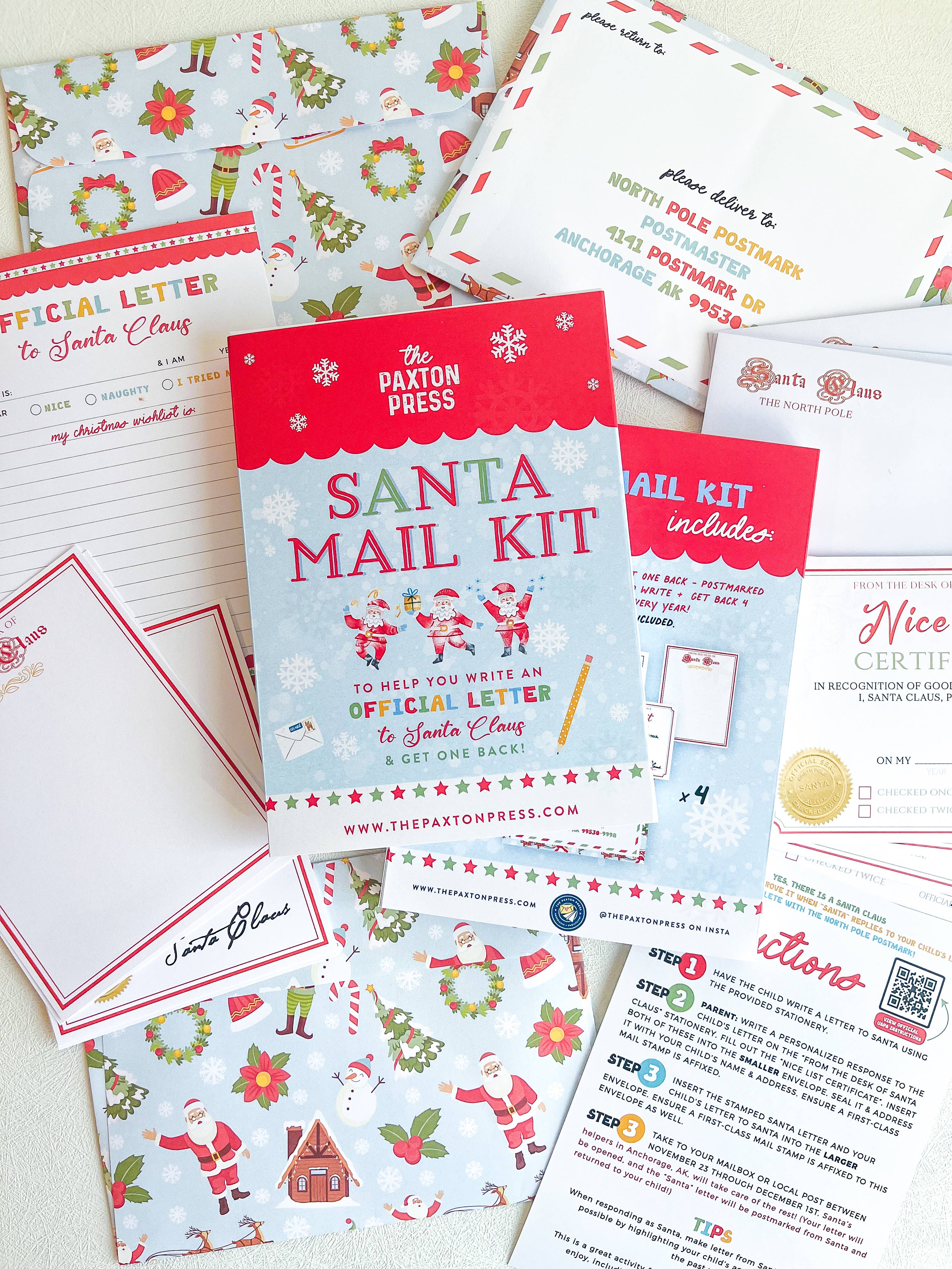 Santa Mail Kit | The Paxton Press