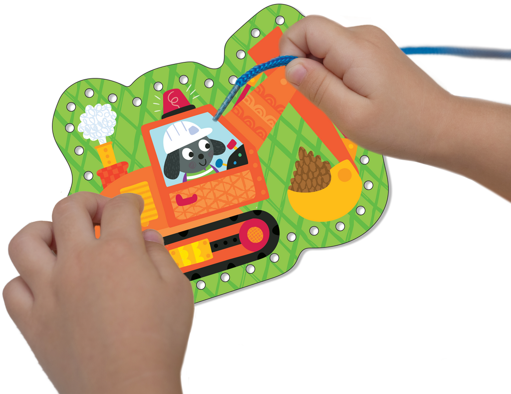 Cars & Trucks Lacing Cards | Peter Pauper Press