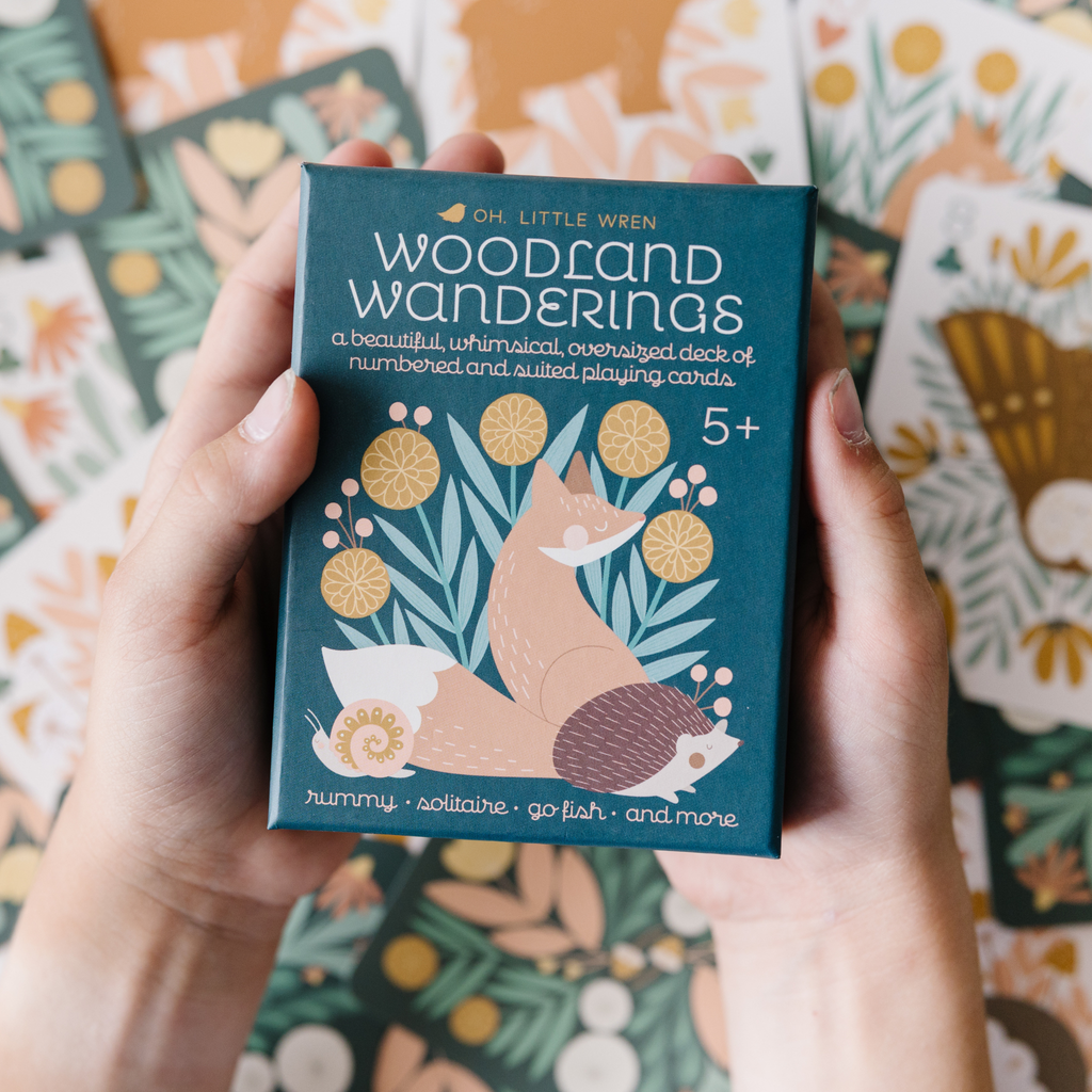 Woodland Playing Cards Deck | Family Game Night Favorite