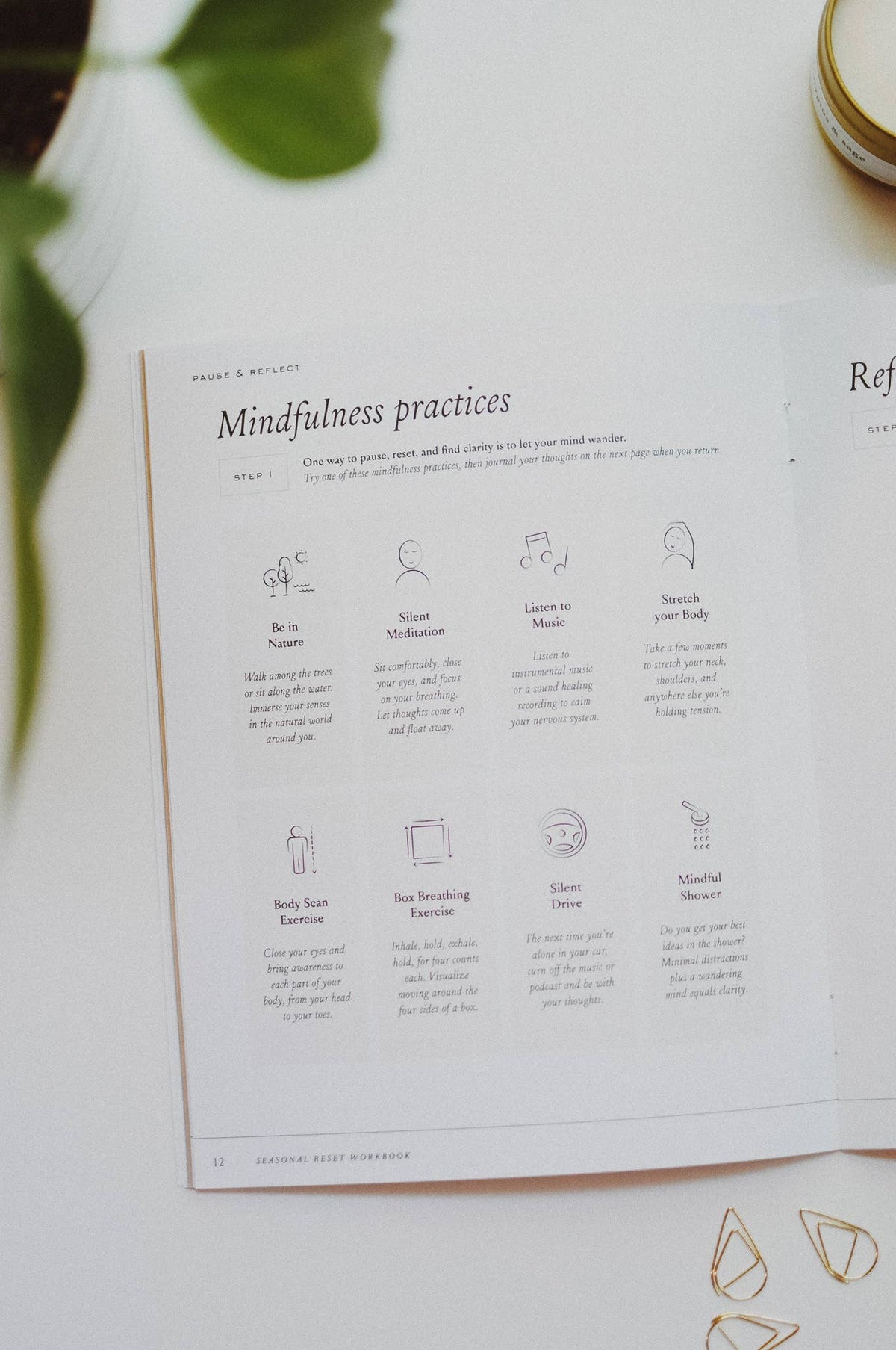 Seasonal Reset Workbook - Guided Reflection Journal, 30 Pages