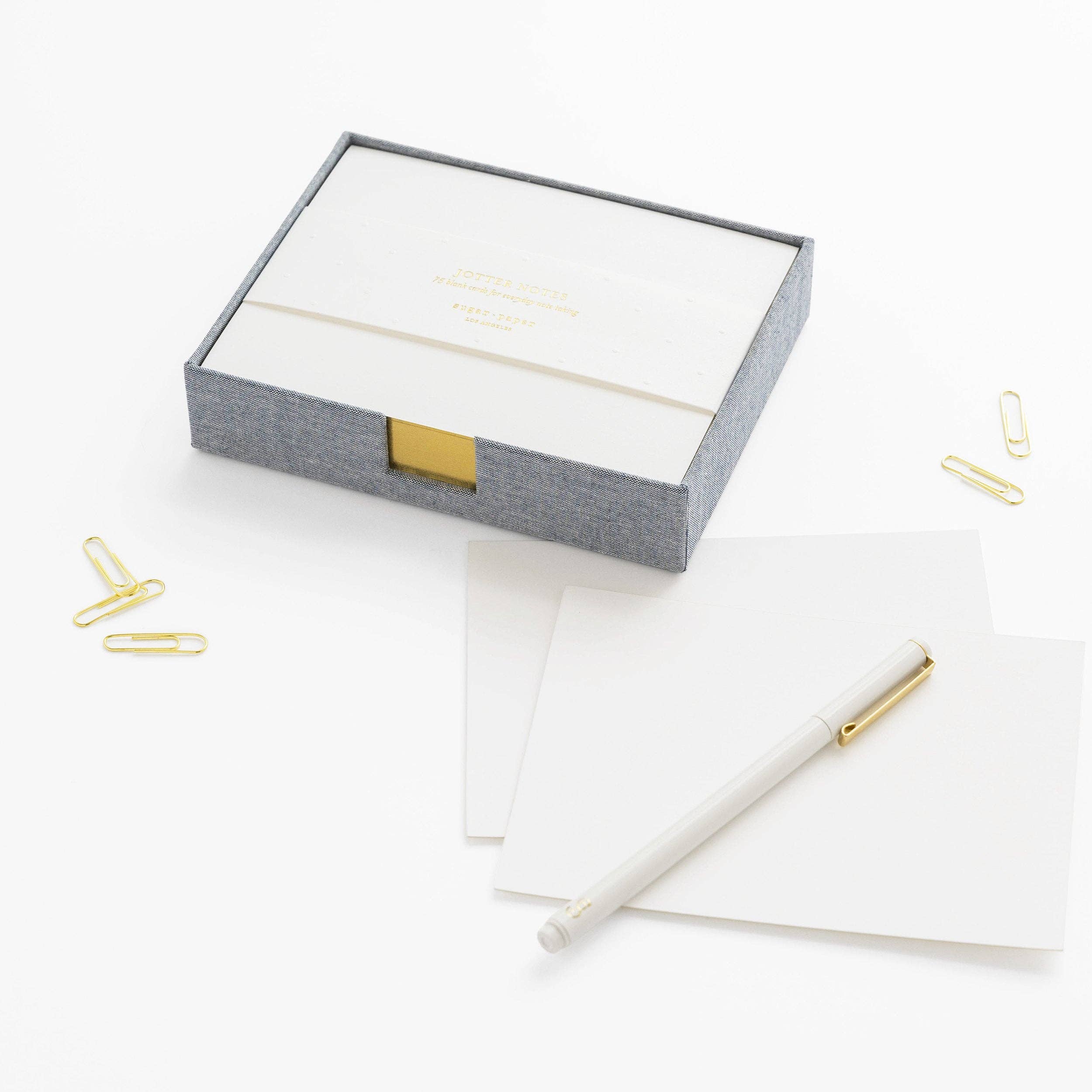 Desk Jotter, Chambray