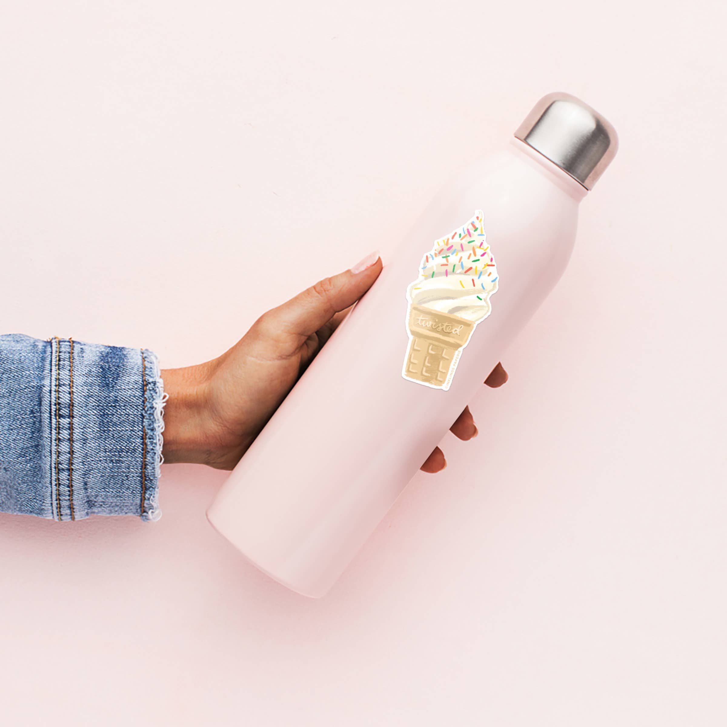 Twisted Ice Cream Vinyl Sticker