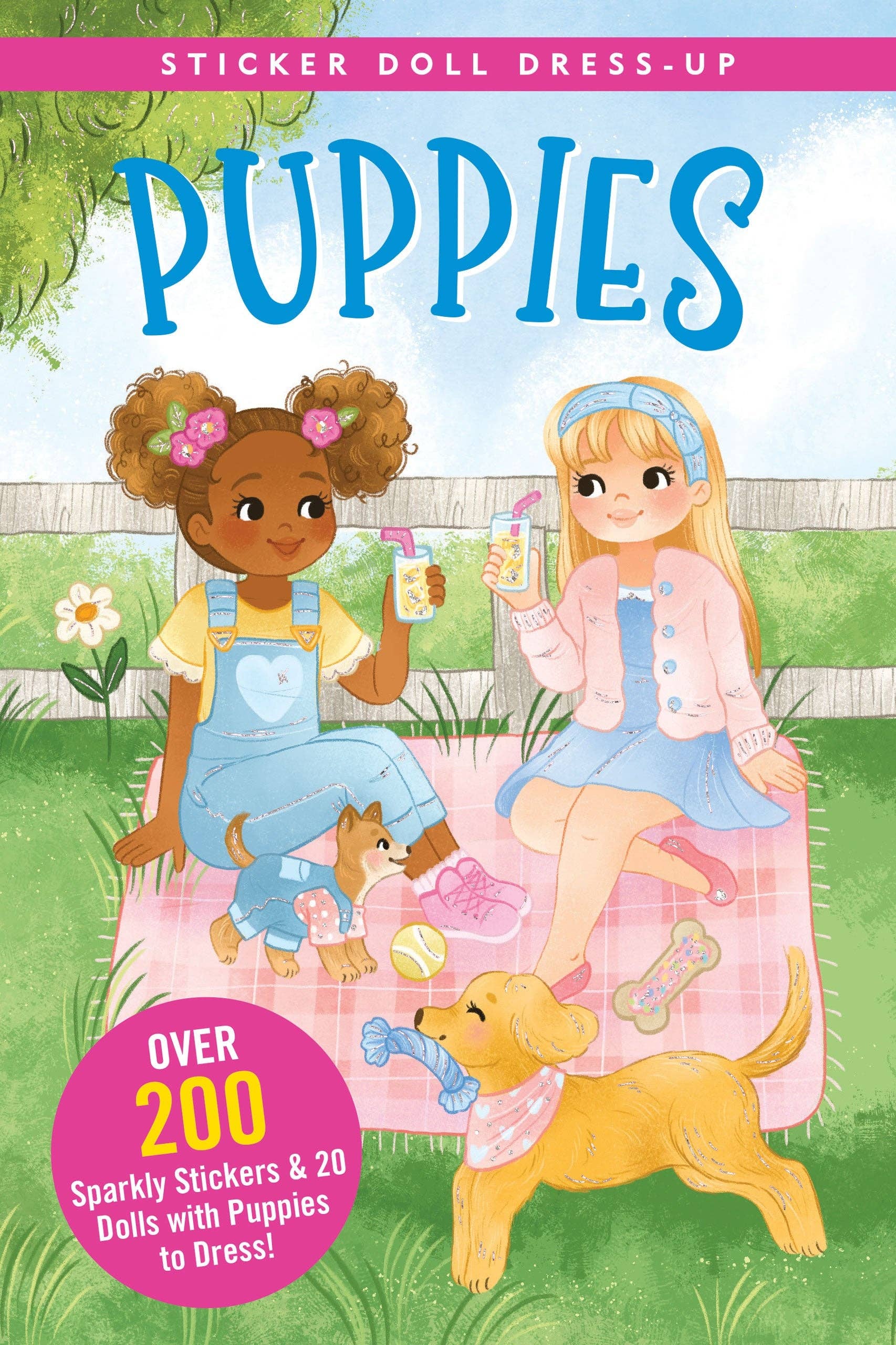 Puppies Sticker Doll Dress-Up Book | Peter Pauper Press