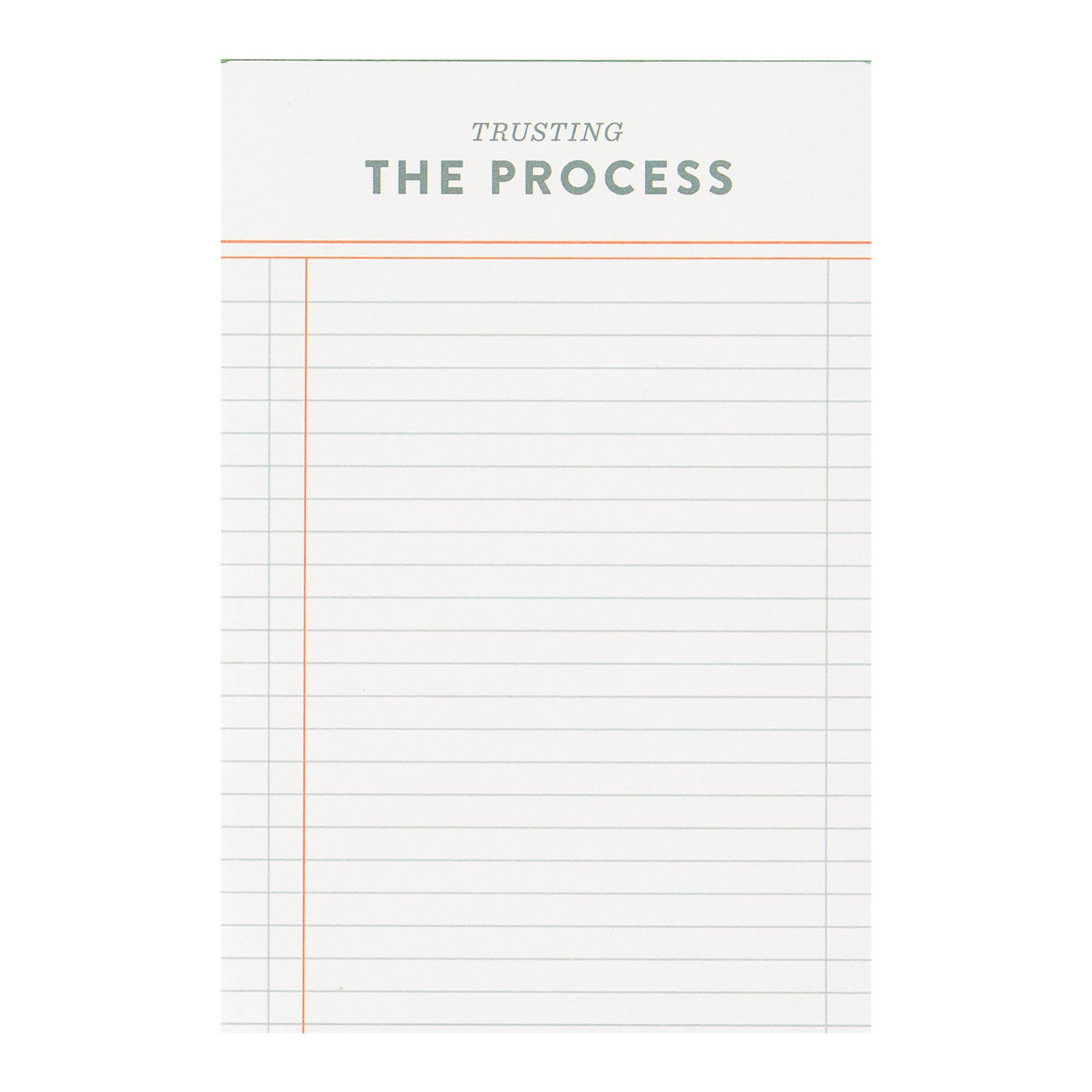 Trusting the Process Notepad