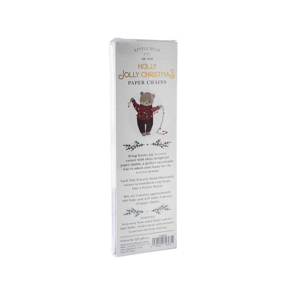 Little Bear Co. 'Holly Jolly...' Paper Chains