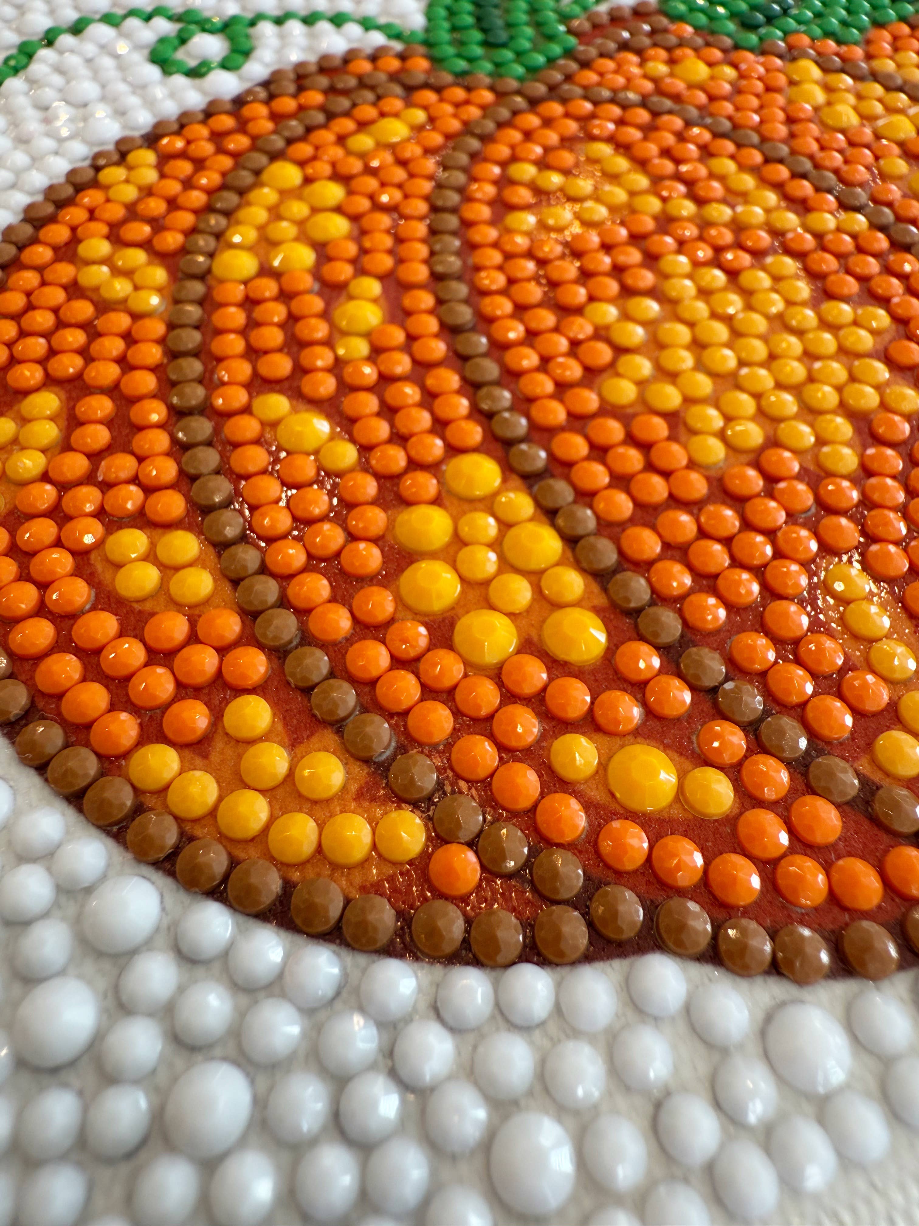 Flower Pumpkin Diamond Painting Kit