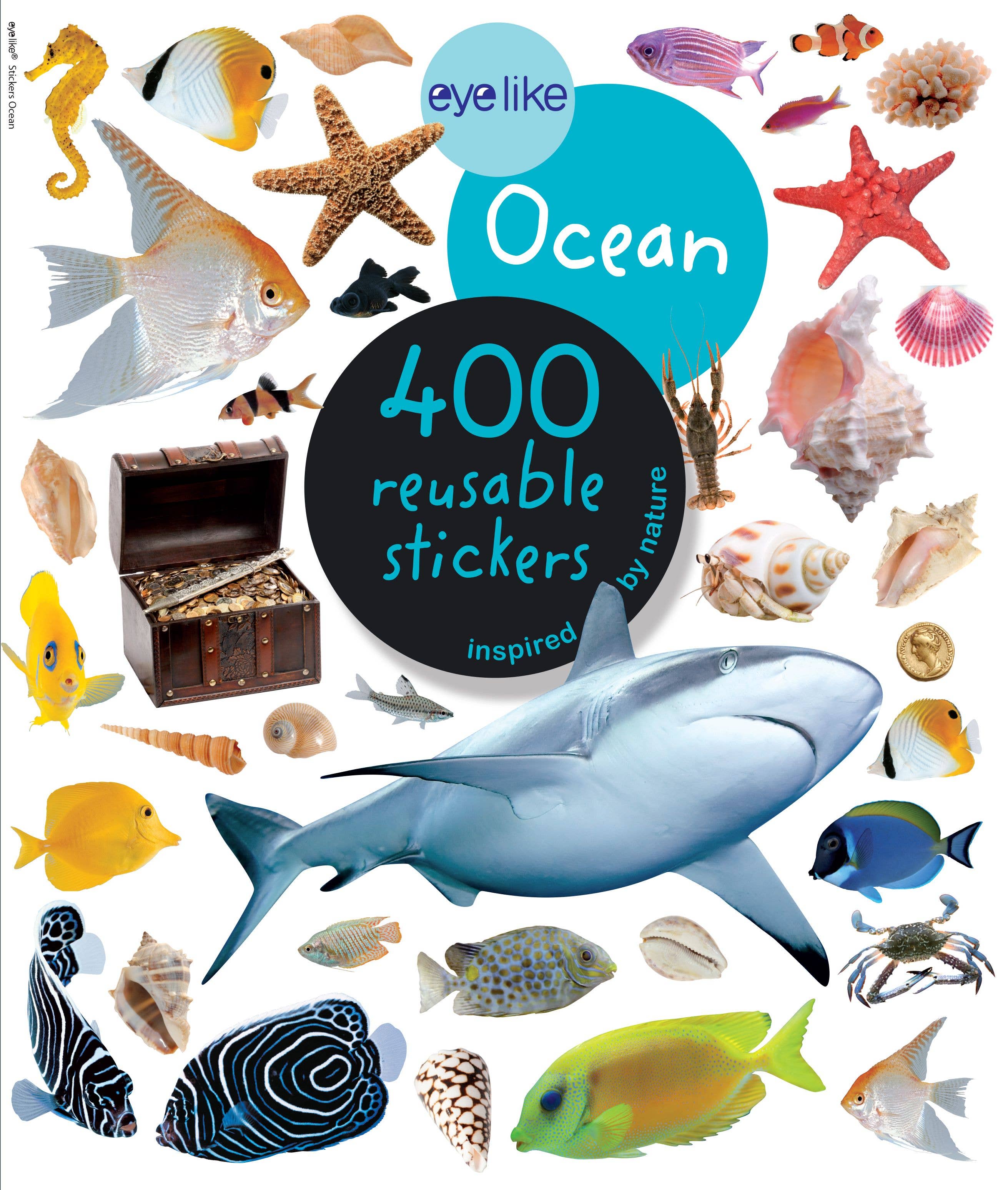 Eyelike Stickers: Ocean | 400+ Reusable Photorealistic Ocean Stickers