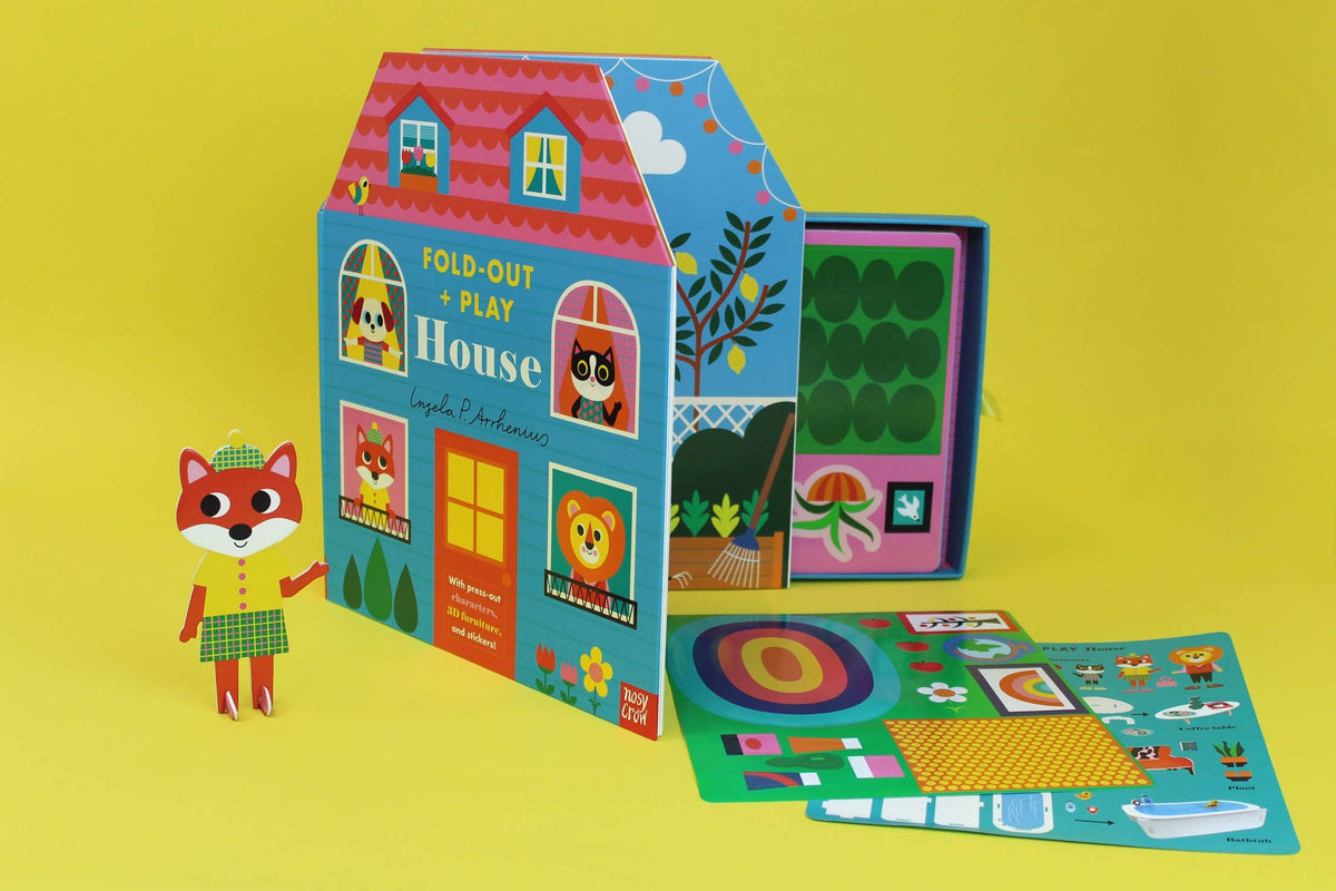 Fold-Out + Play: House, 3D Playhouse Board Book