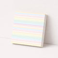 Pastel Stripes Sticky Notes