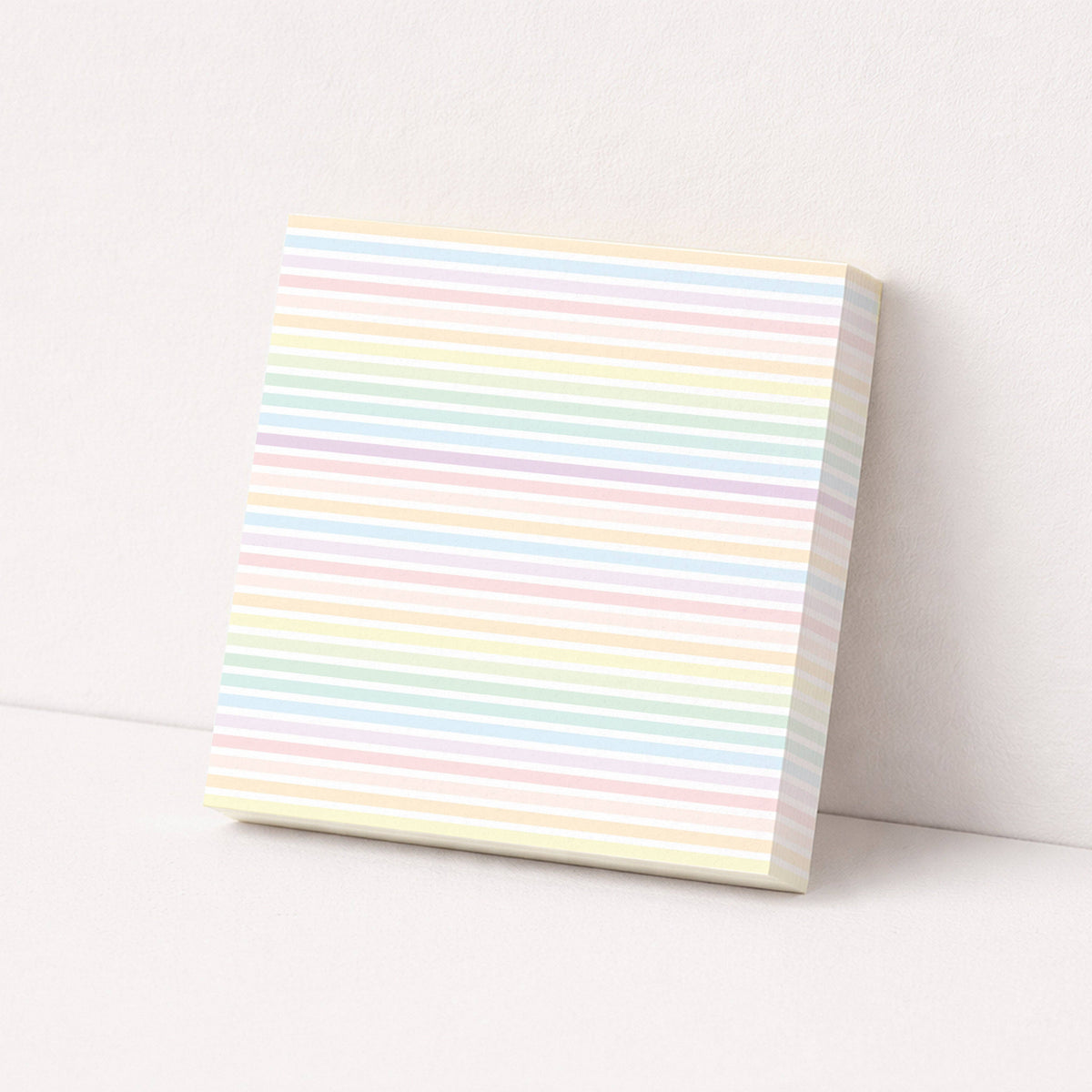Pastel Stripes Sticky Notes