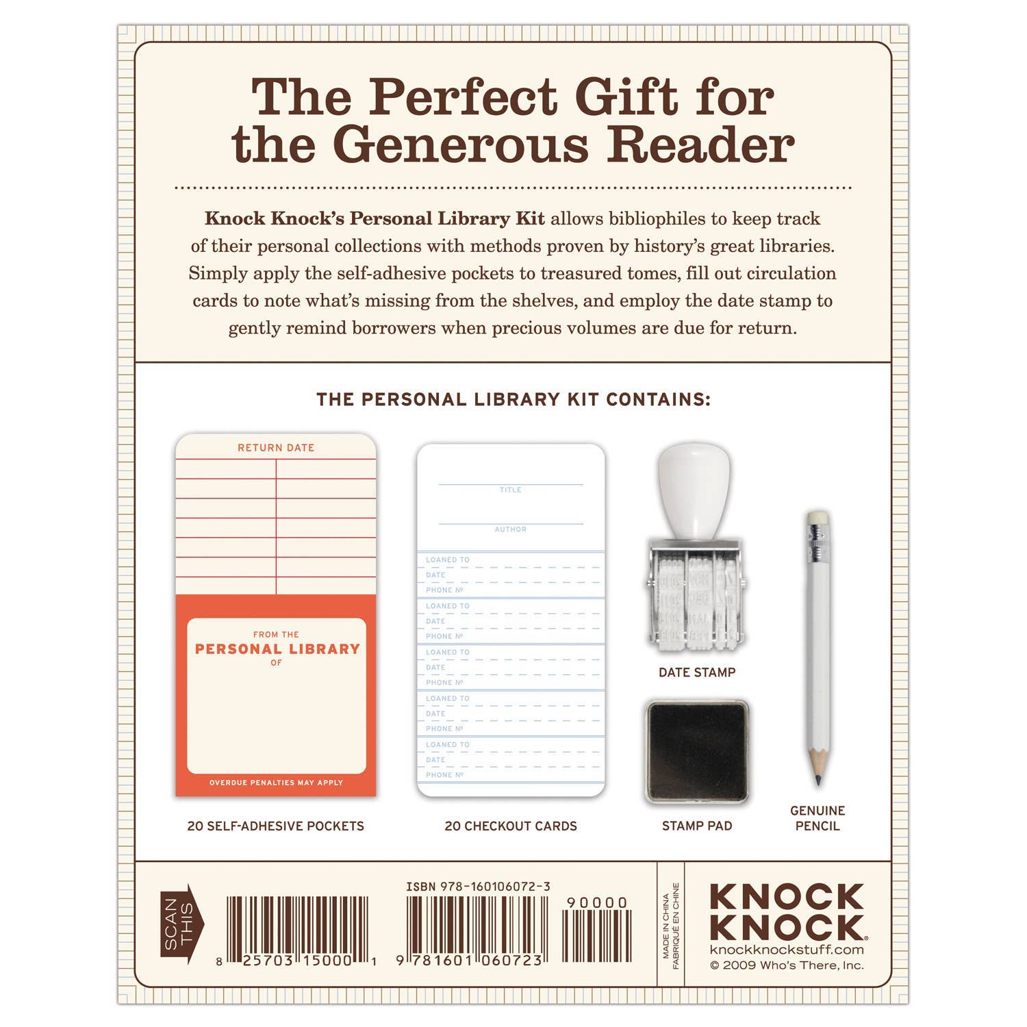 Personal Library Kit | Original Version | Gift for Book Lovers