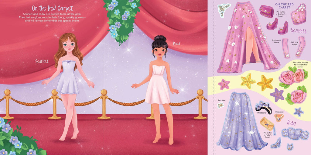 Fashion Sticker Doll Dress-Up Book | Peter Pauper Press