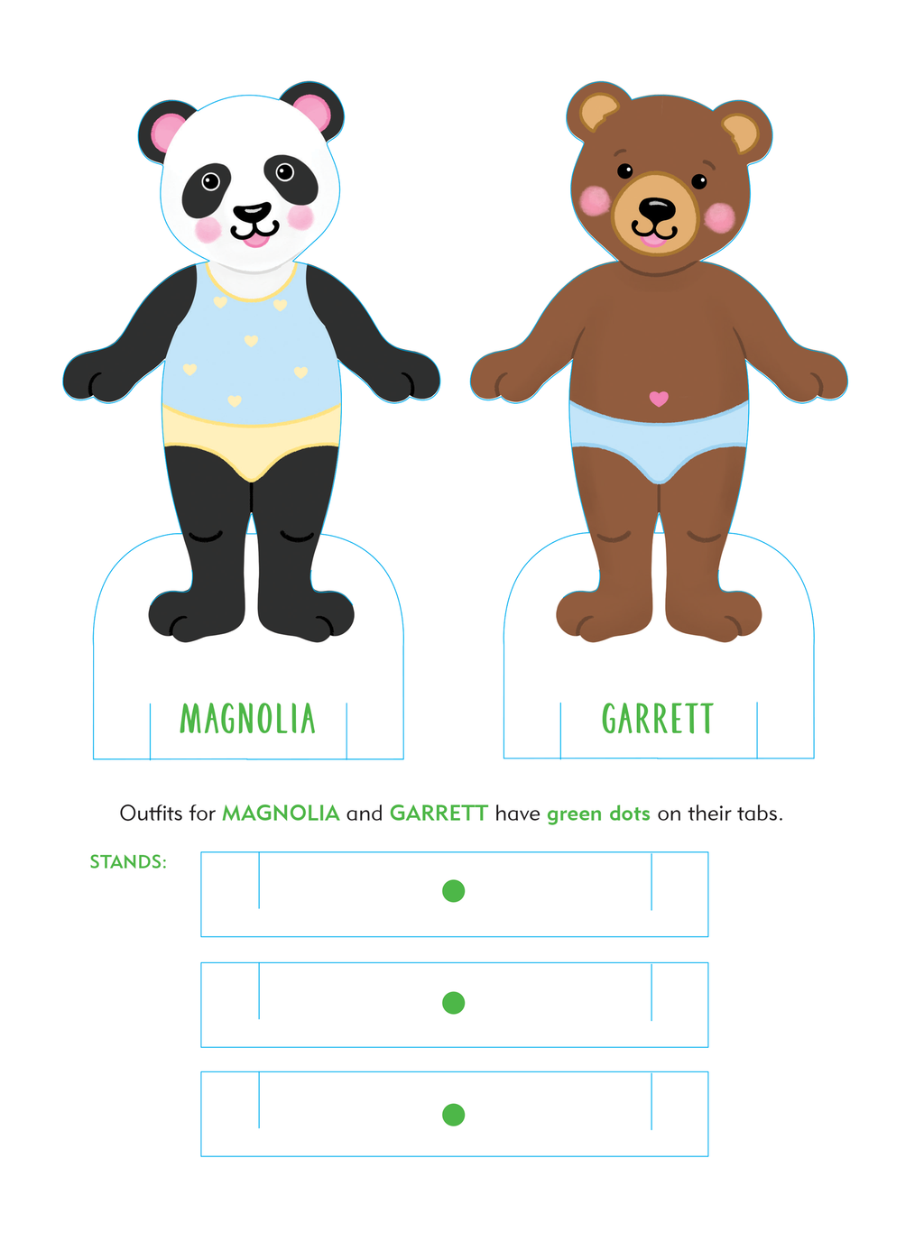 Classic Keepsake Paper Dolls: Beartown | Peter Pauper Press