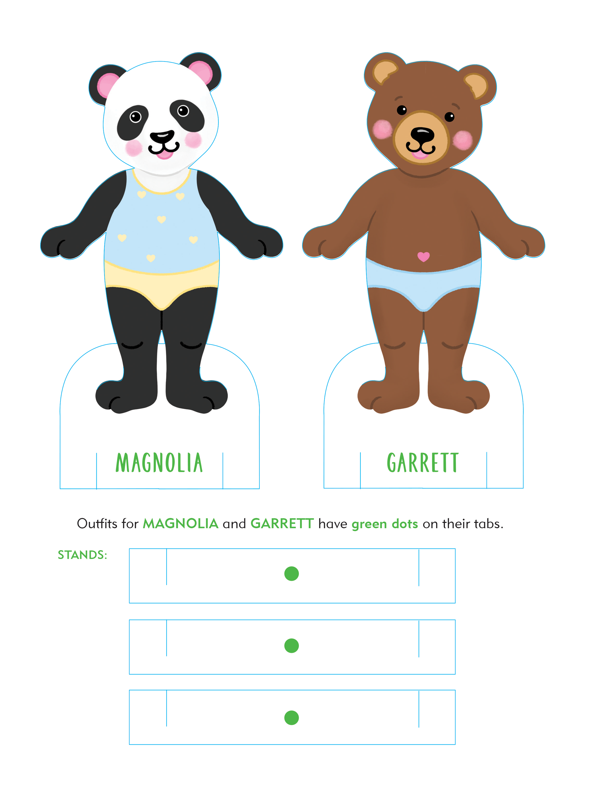 Classic Keepsake Paper Dolls: Beartown | Peter Pauper Press
