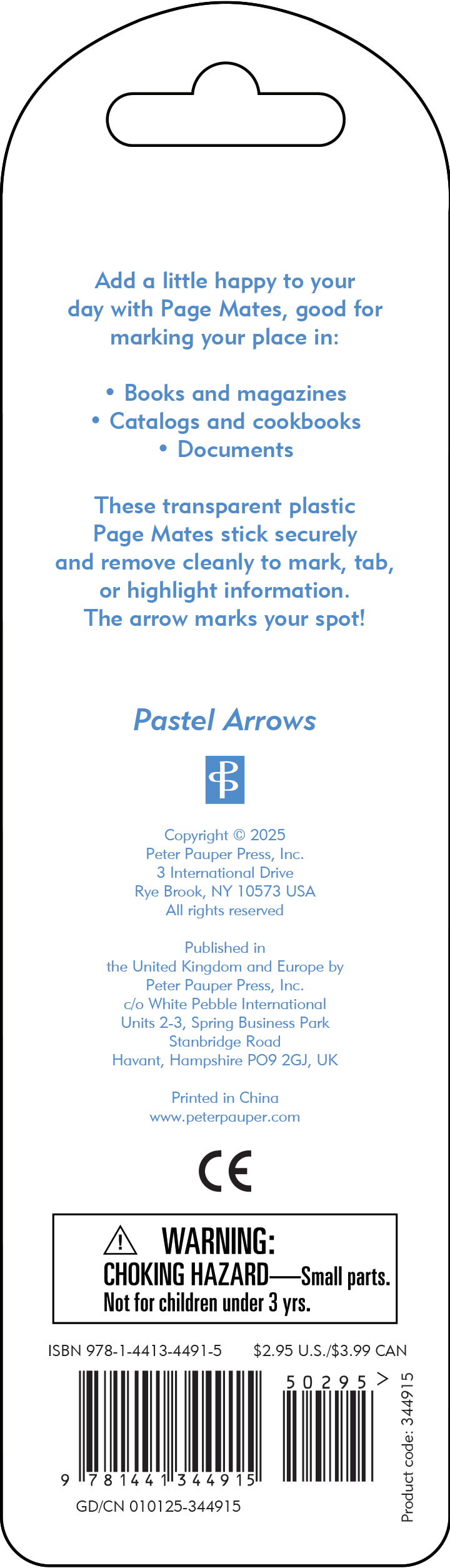 Pastel Arrows Page Mates | Peter Pauper Press