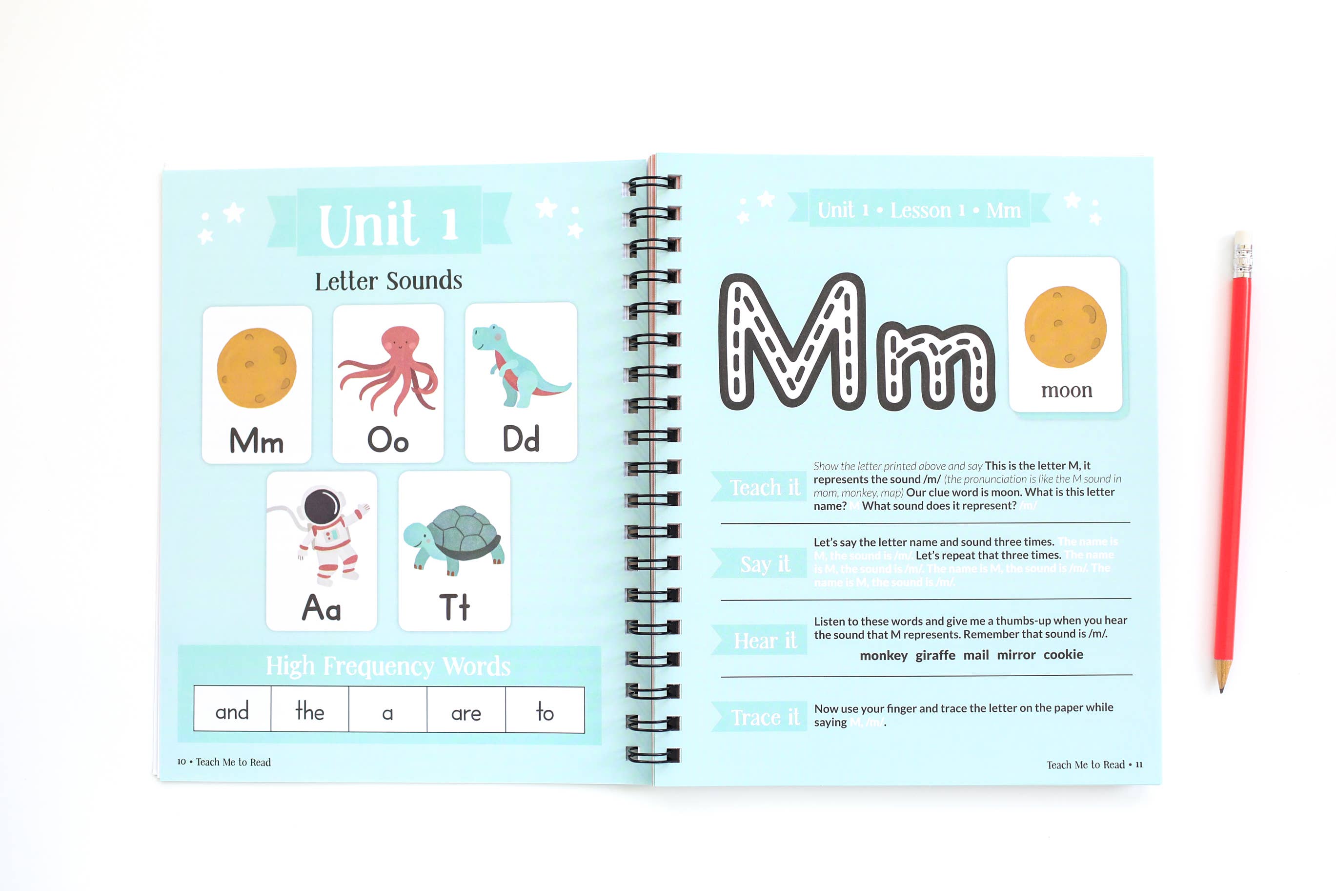 Teach Me to Read: A Parent Guided Student Workbook for Kids