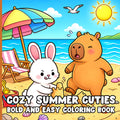 Cozy Summer Cuties Bold & Easy Coloring Book