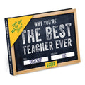 Why You're the Best Teacher Ever Fill in the Love® Book | Teacher Appreciation Gift
