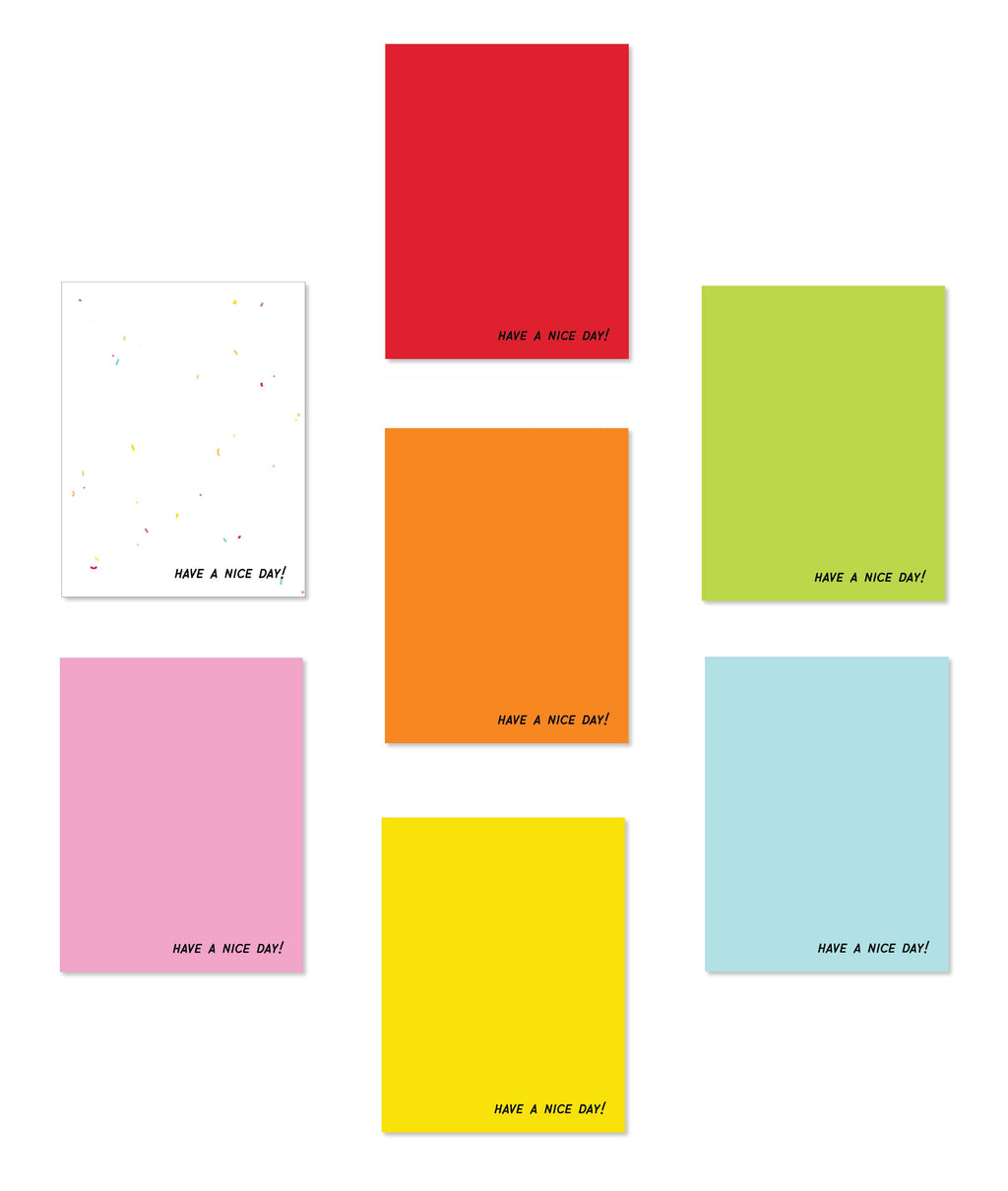 Long Week Notepad | Assorted Colors | Public School Paper Co.