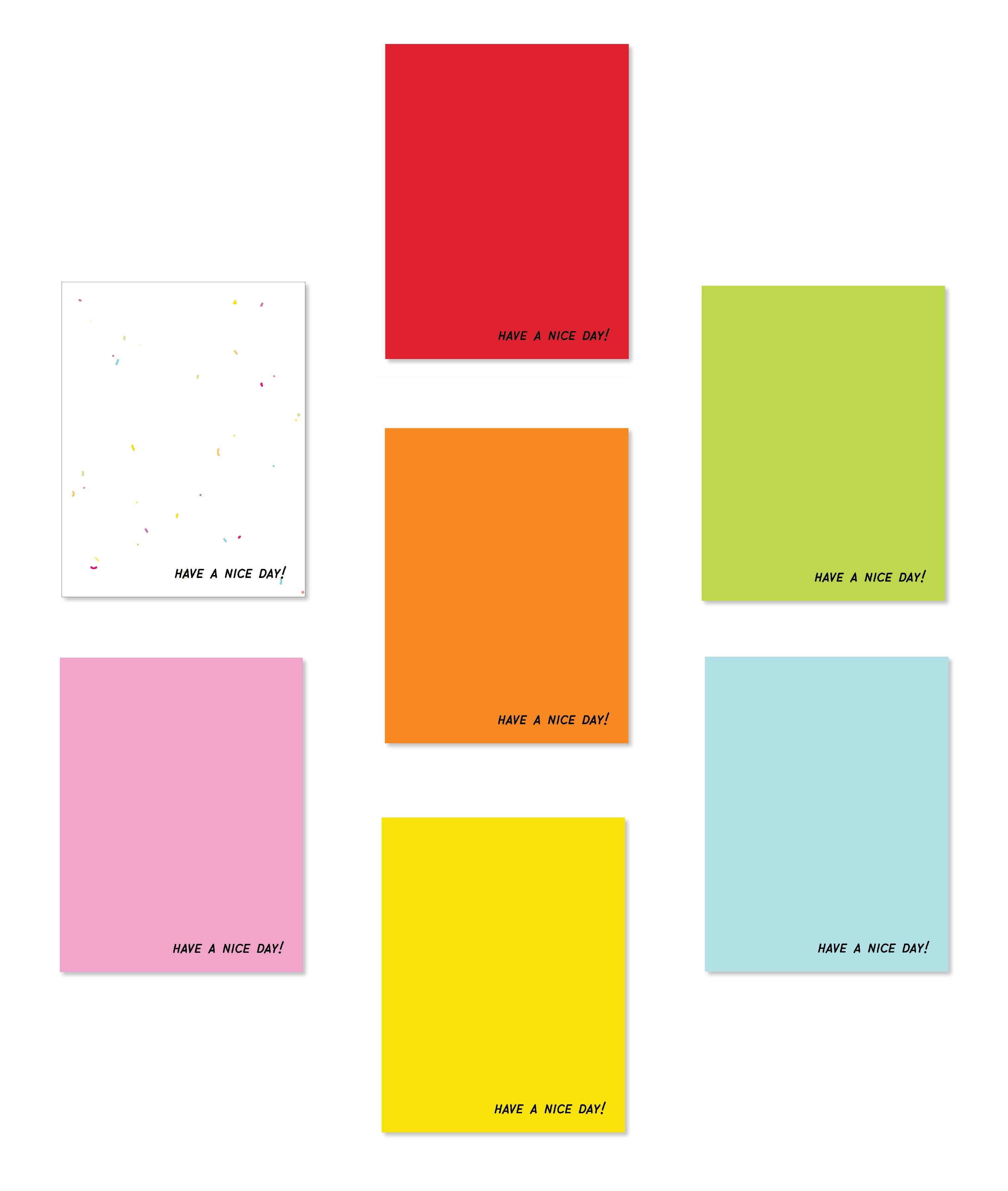 Long Week Notepad | Assorted Colors | Public School Paper Co.