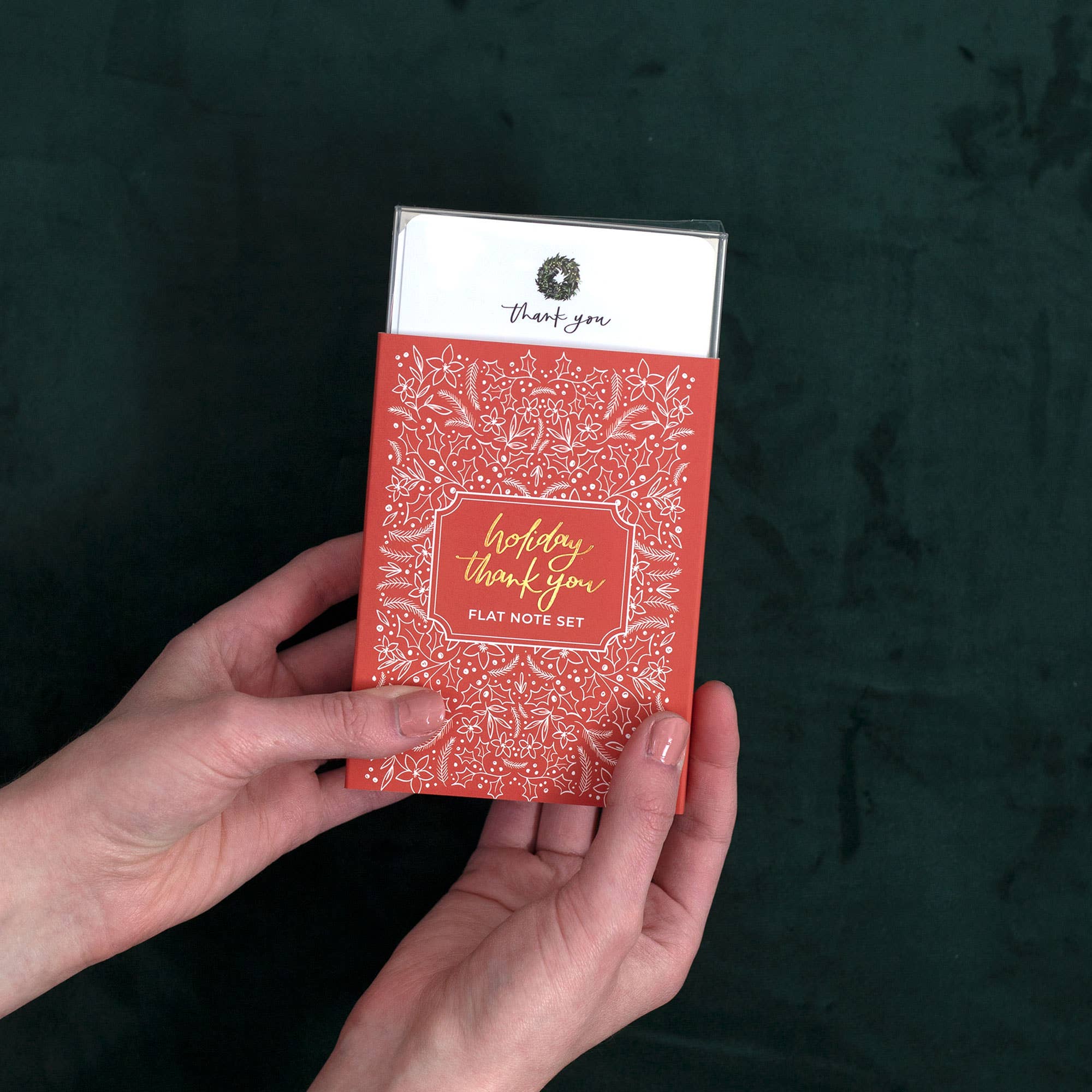 Holiday Thank You Flat Note Set