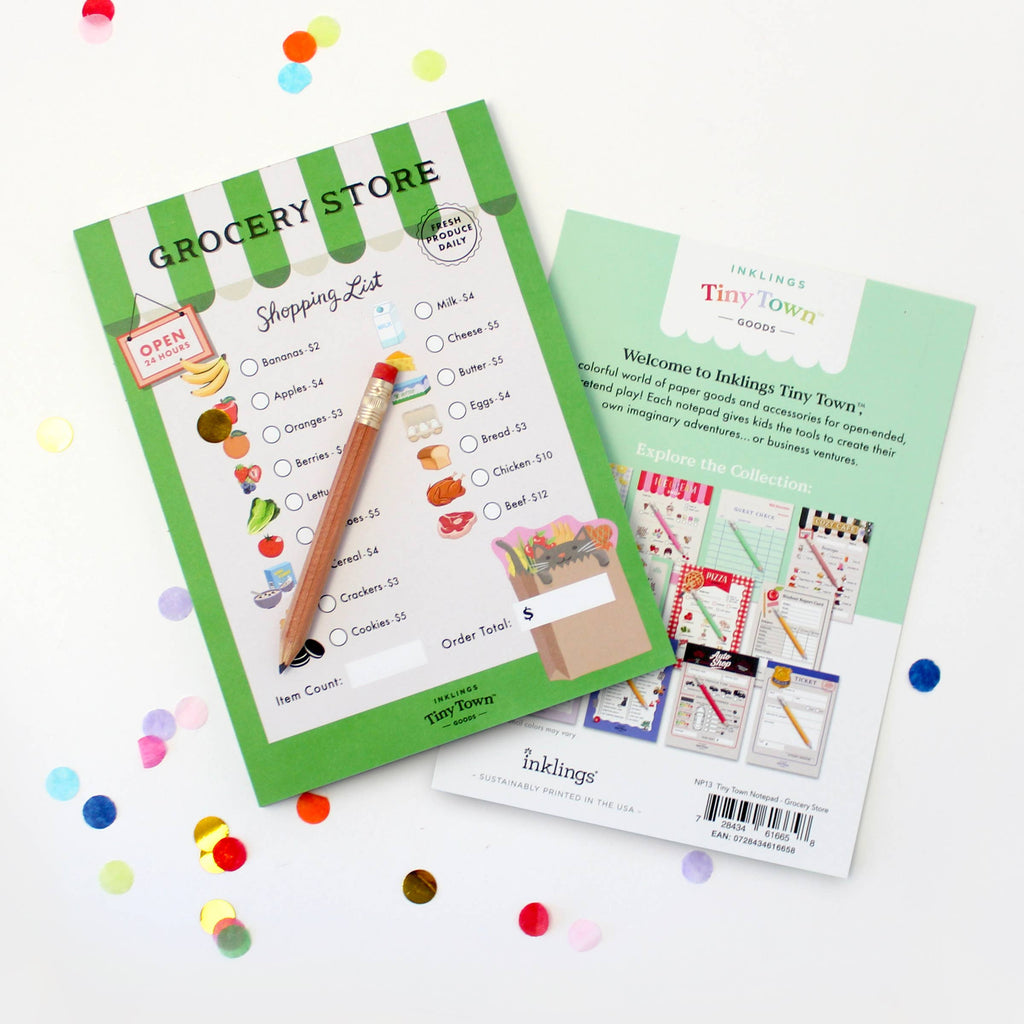 Tiny Town™ Grocery Store Play Notepad