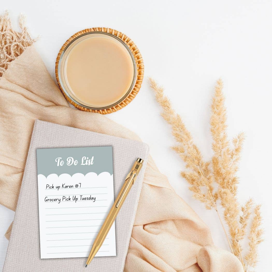 Arch To-Do List Sticky Note Pad | 4x6 Scallop Post-it® Notes, 50 Sheets