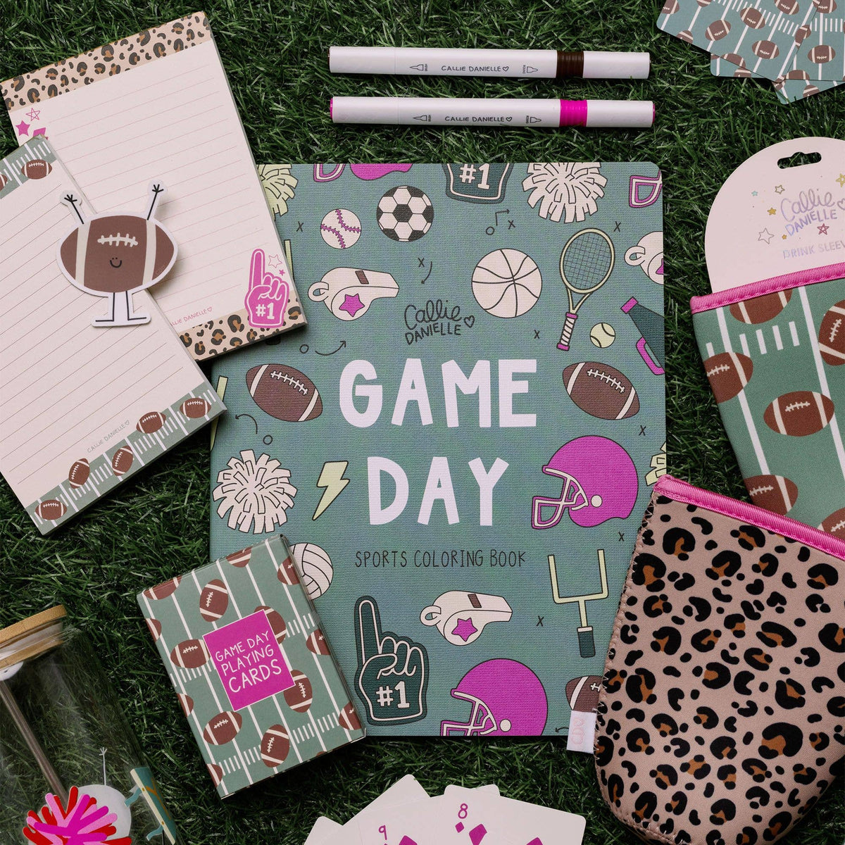 Game Day Sports-Themed Coloring Book | 40-Page Football Coloring Book for Kids