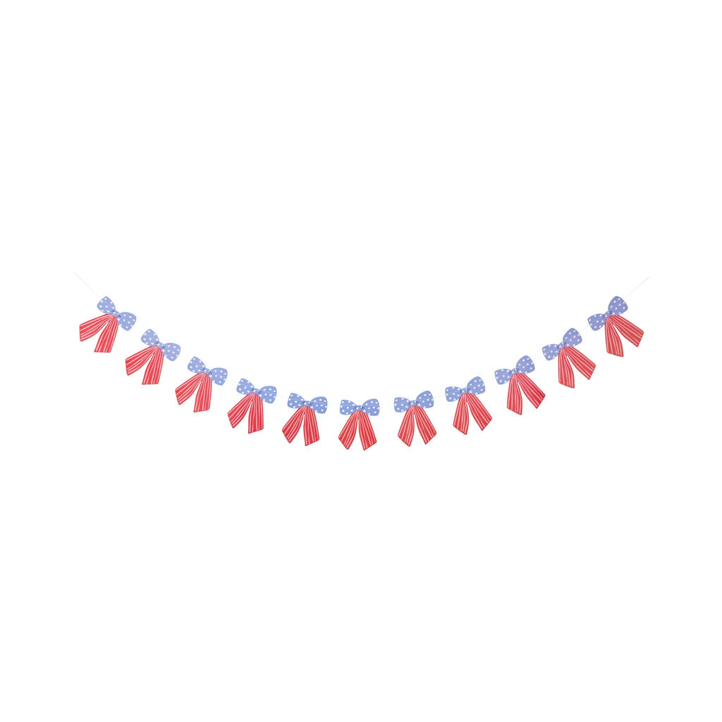 Stars and Stripes Bow Banner