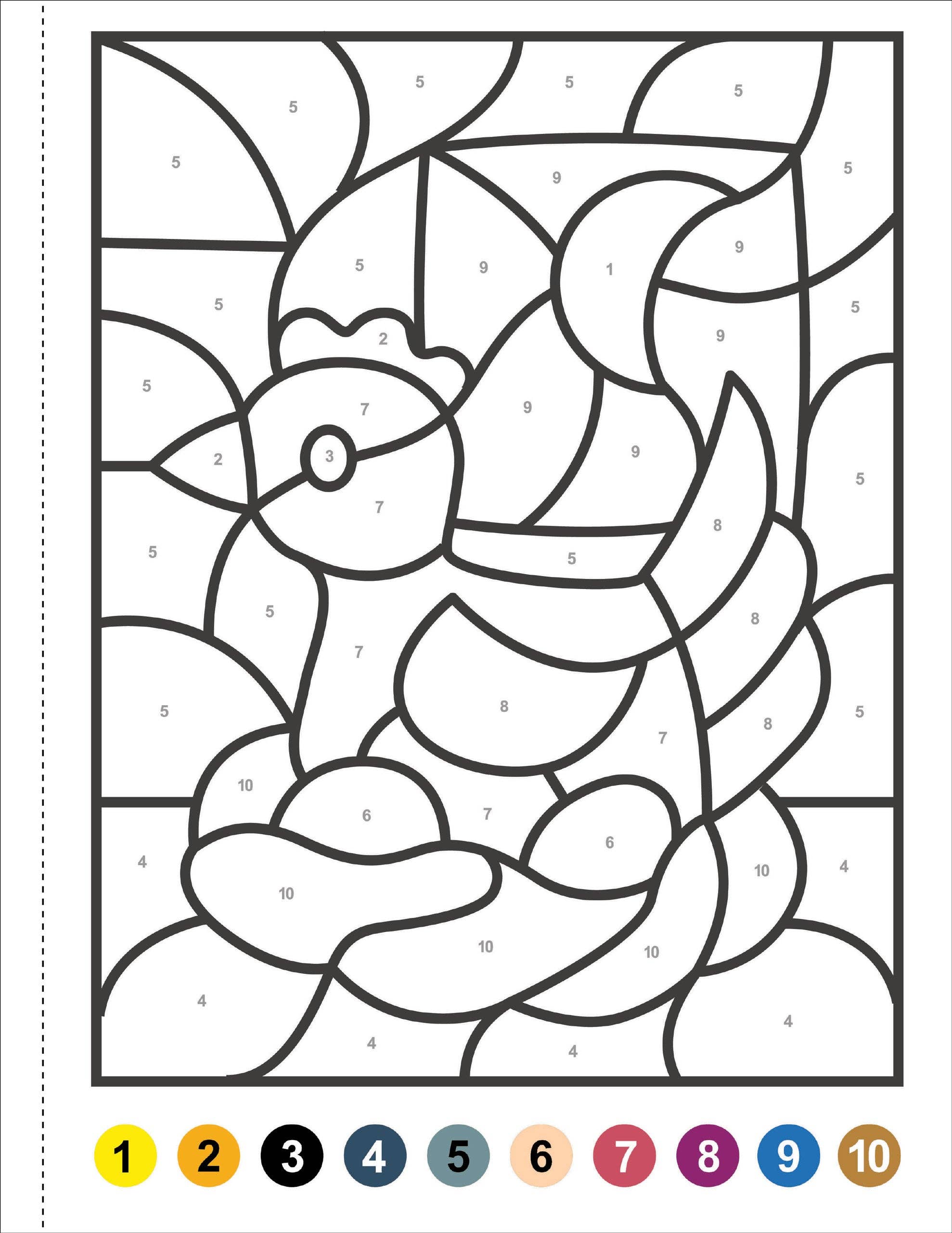 My First Color-by-Number: Animals | Peter Pauper Press