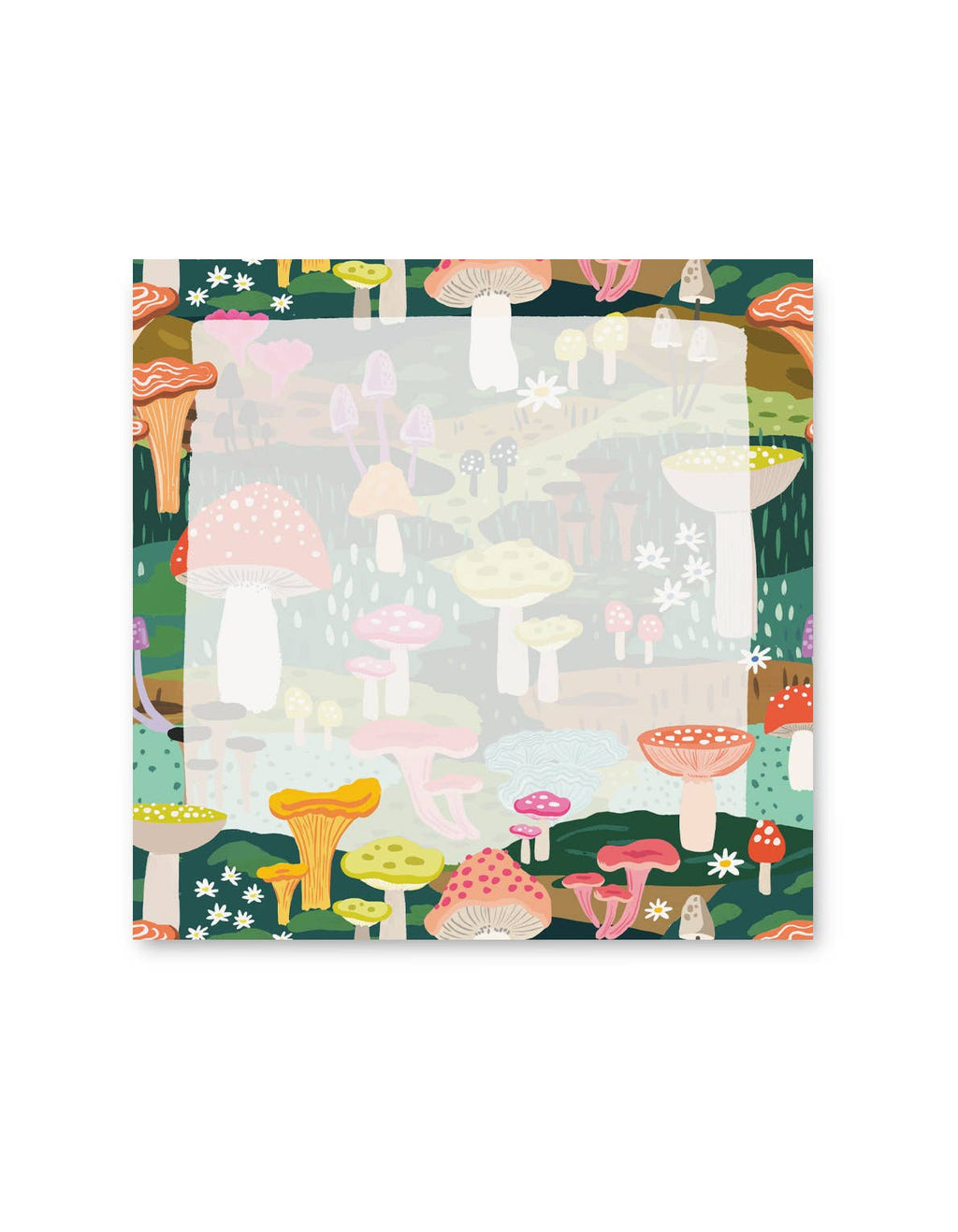 200-Sheet Jumbo Desk Pad | Mushroom Heaven