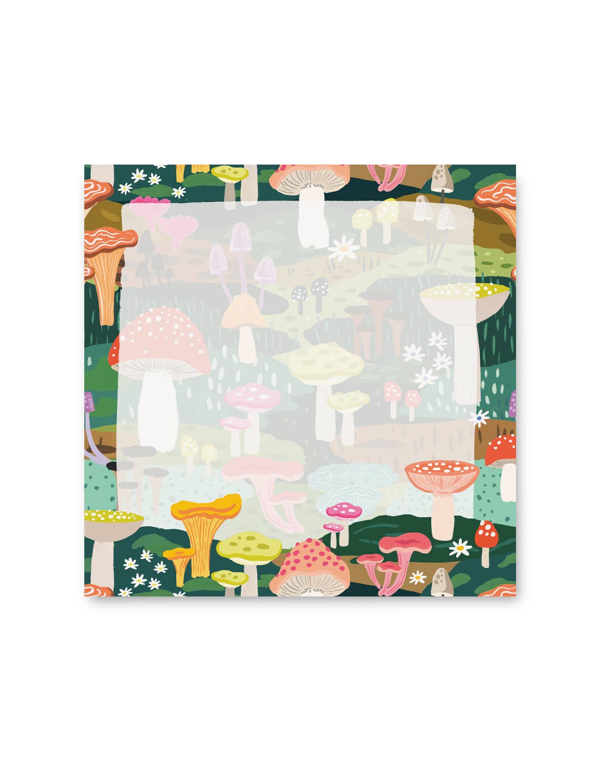 200-Sheet Jumbo Desk Pad | Mushroom Heaven