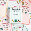 Kids Gift Lunchbox Note Card Set – Affirmation Lunchbox Notes by Pippi Post
