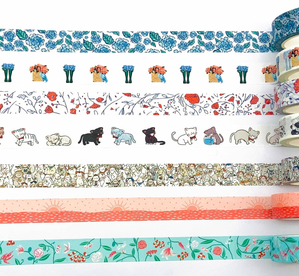 Kittens in Bow Ties Washi Tape
