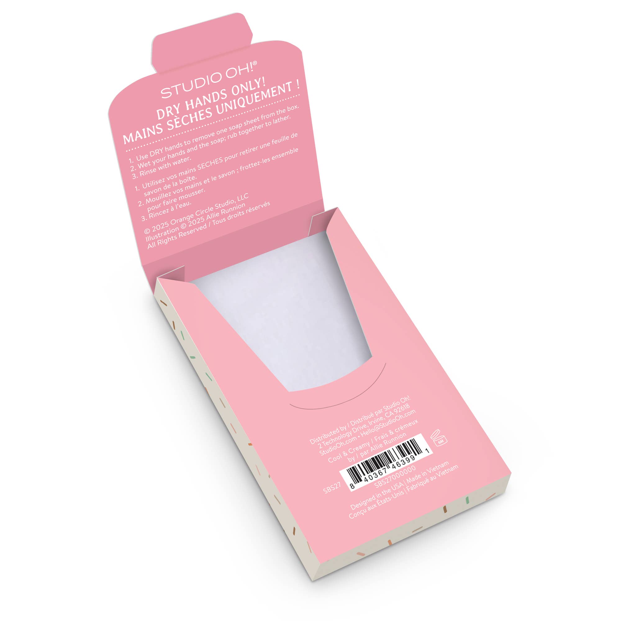 Cool & Creamy Single-Use Soap Sheets