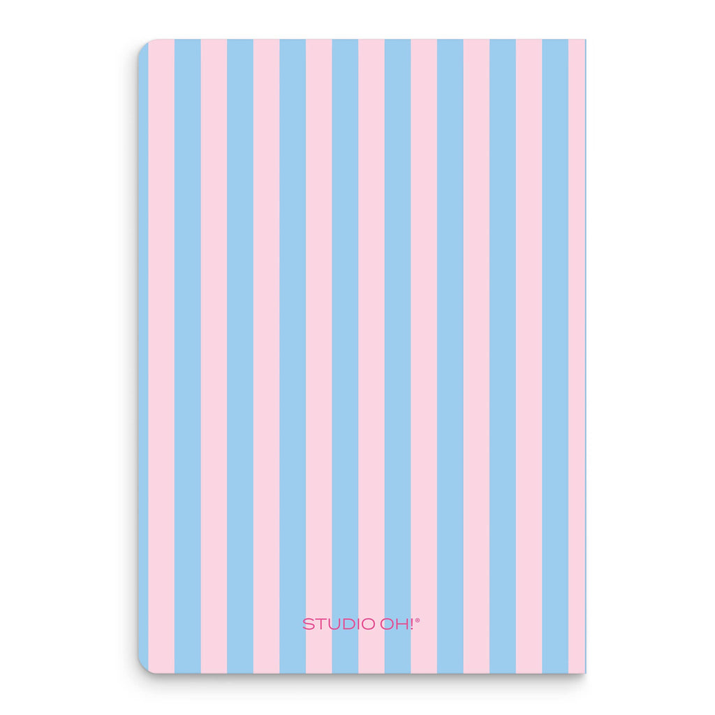 Cotton Candy Stripes Keri Notebook