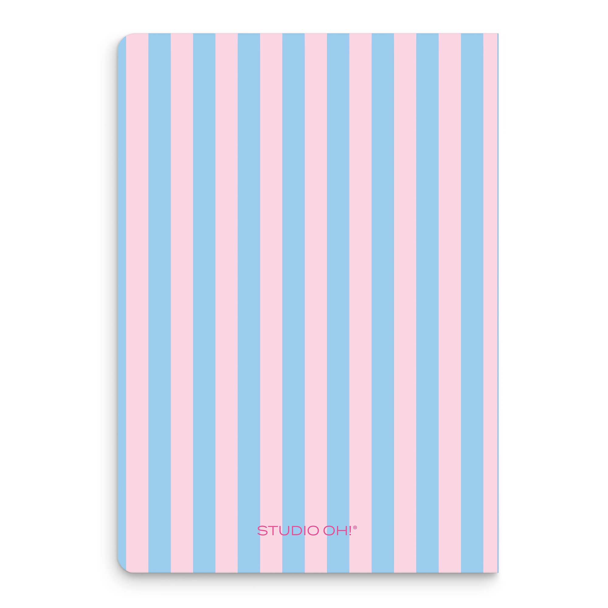 Cotton Candy Stripes Keri Notebook