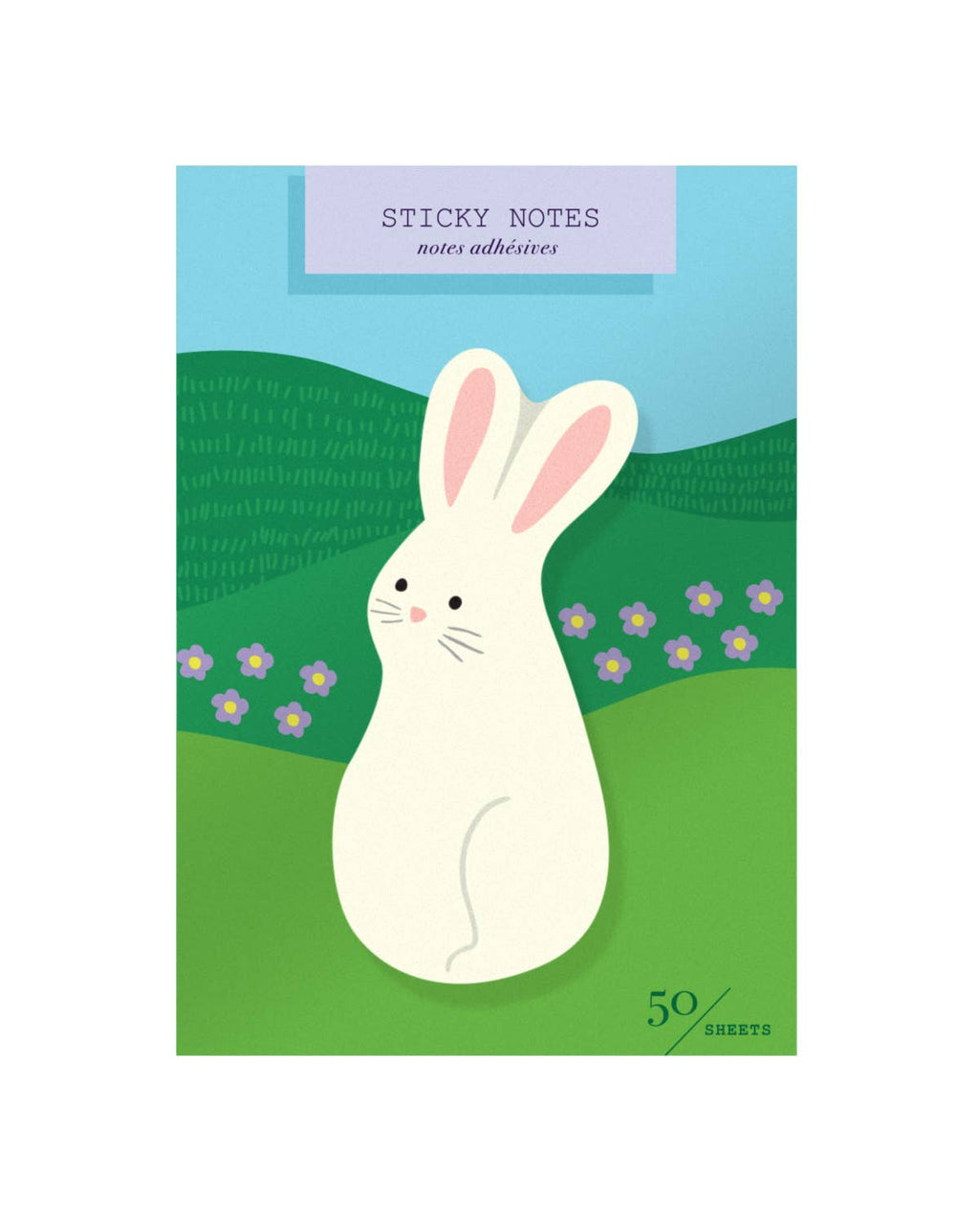 Bunny Die-Cut Sticky Notes