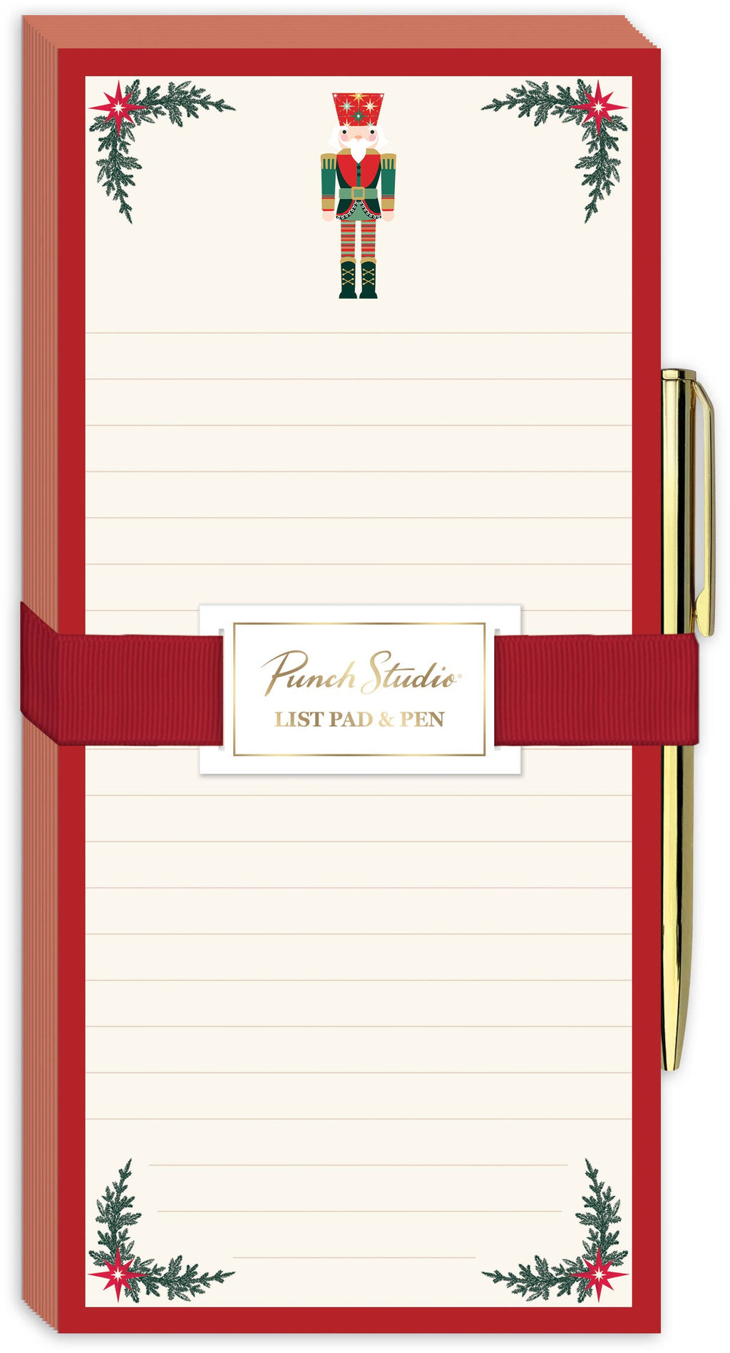 Vintage Nutcracker Magnetic List Pad with Pen