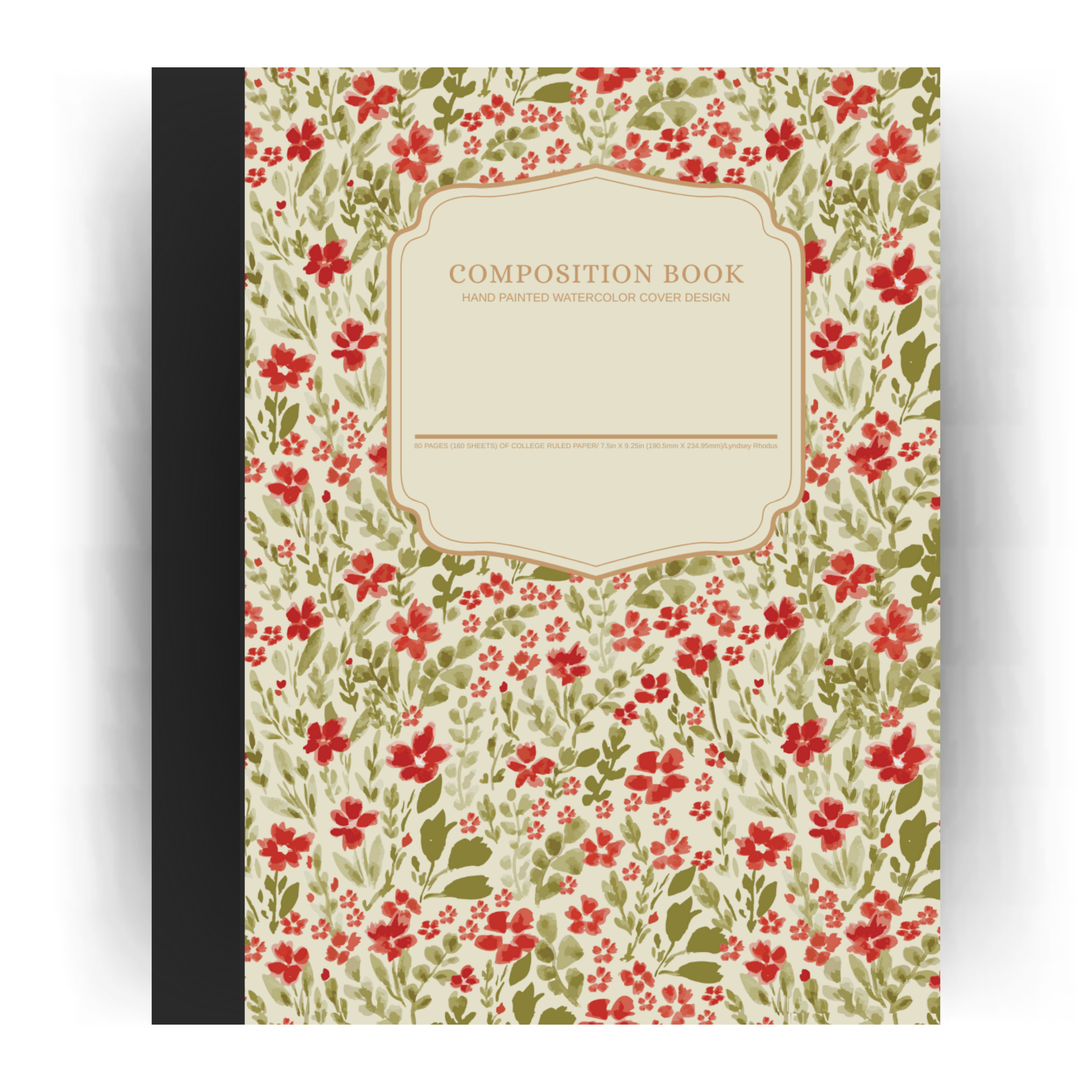 Itsy Bitsy Flowers Composition Notebook