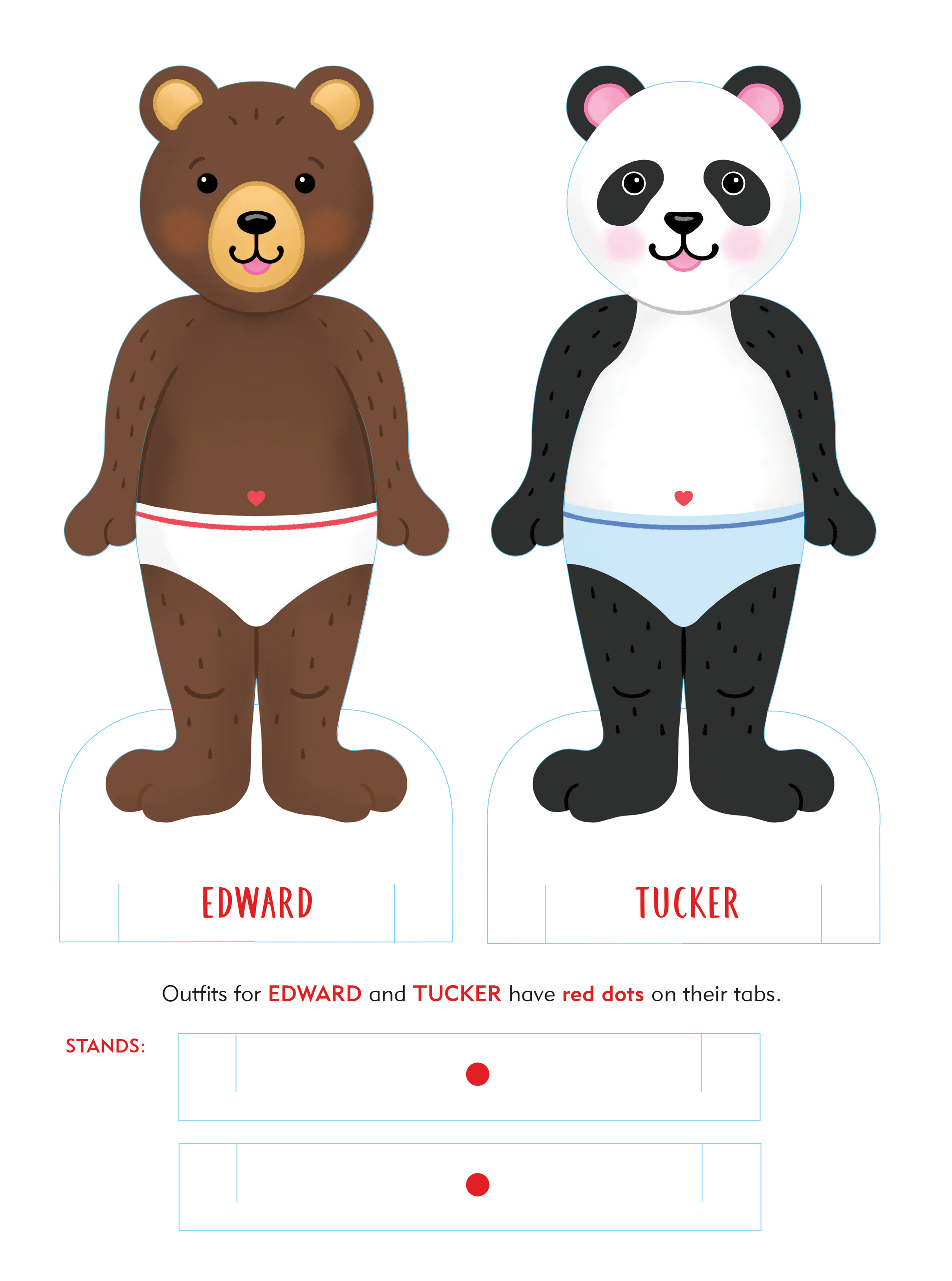 Classic Keepsake Paper Dolls: Beartown | Peter Pauper Press