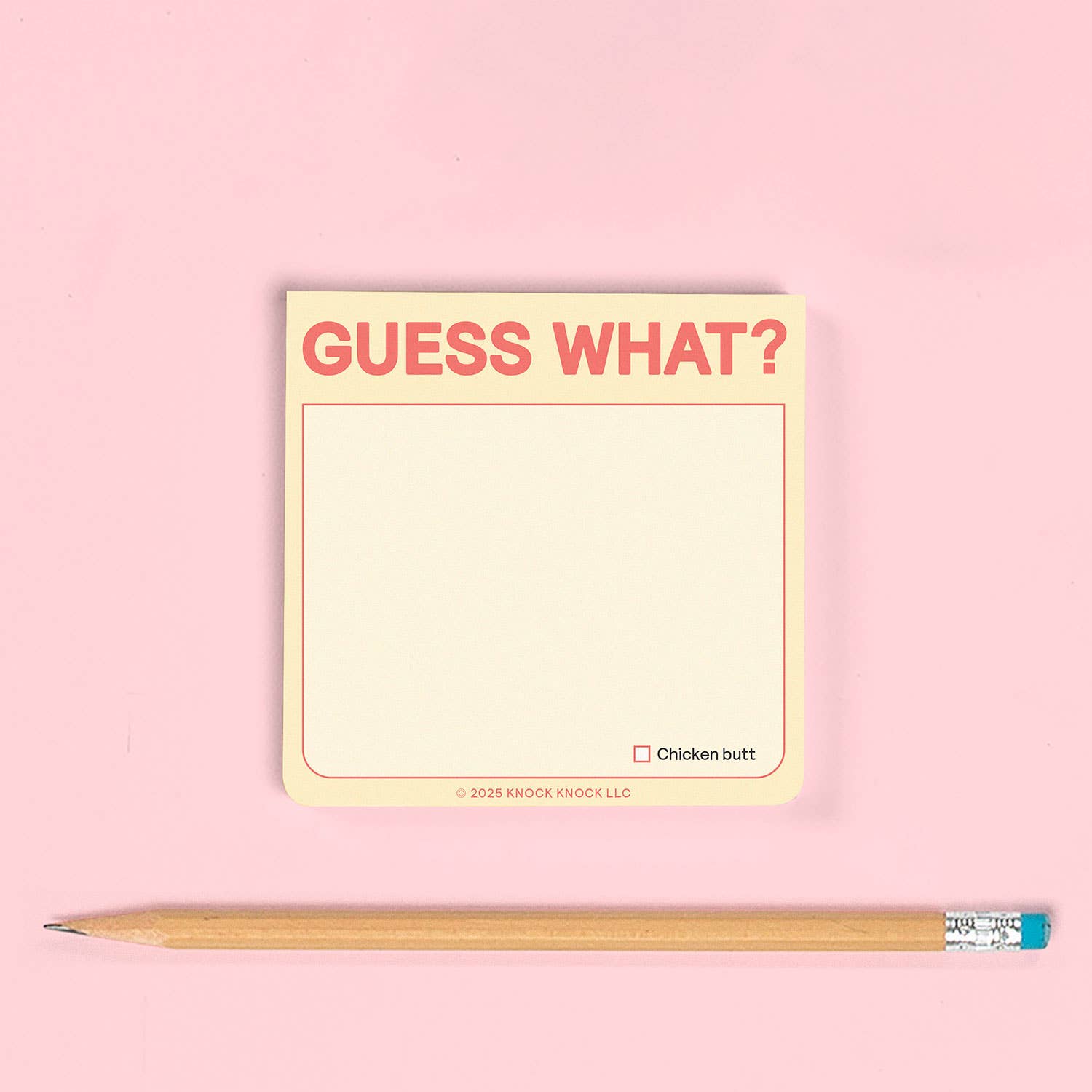 Guess What? Sticky Notes | Funny Novelty Notepad by Knock Knock