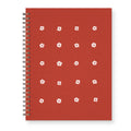 Flower Grid Journal: Lined Notebook