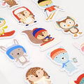 Cold Weather Friends Stickers