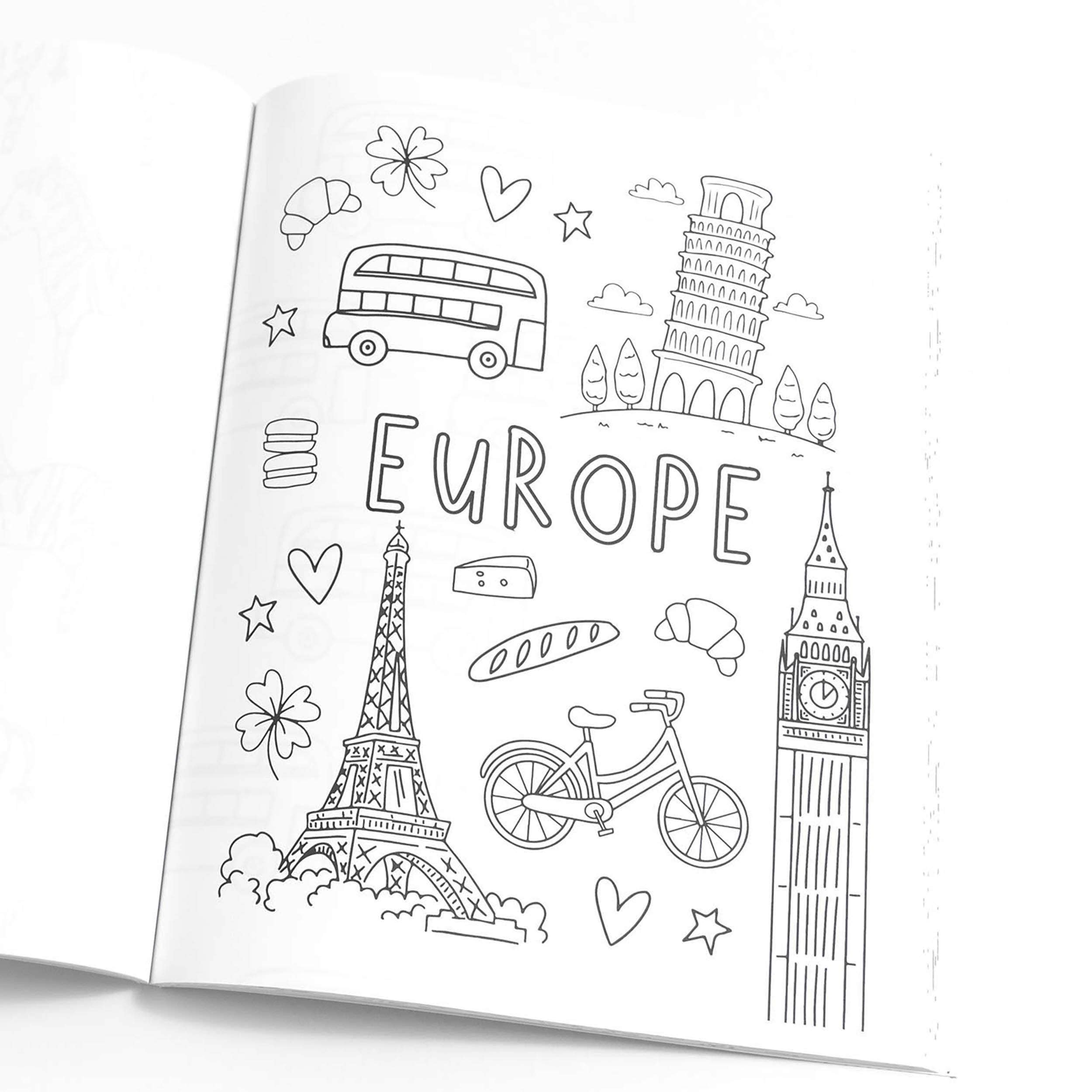 Travel the World Coloring Book | Pippi Post