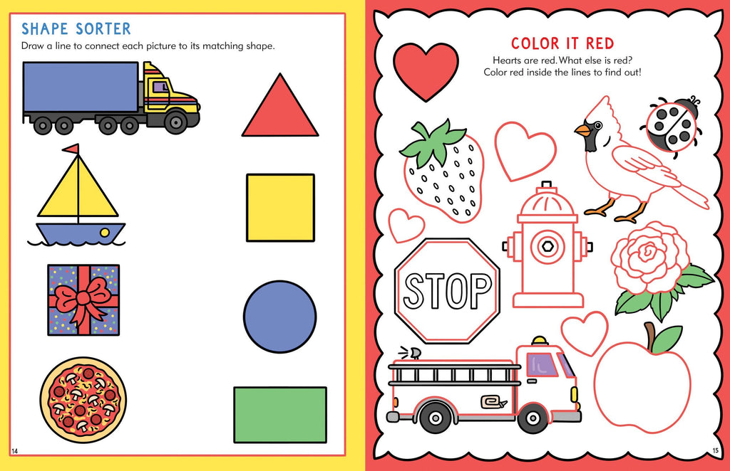 ABC 123 Preschool Activity Book | Peter Pauper Press