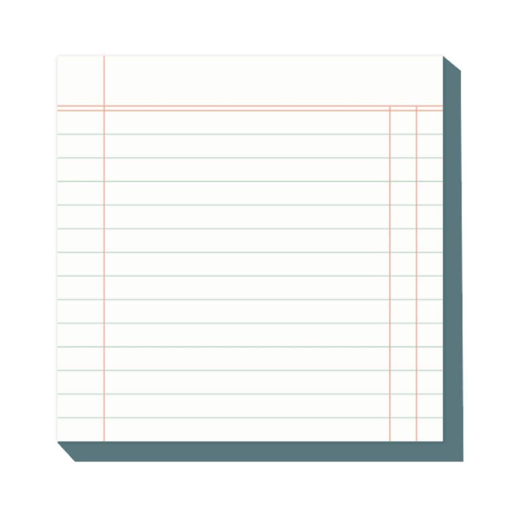 Ledger 6x6 Notepad | Studio Calico