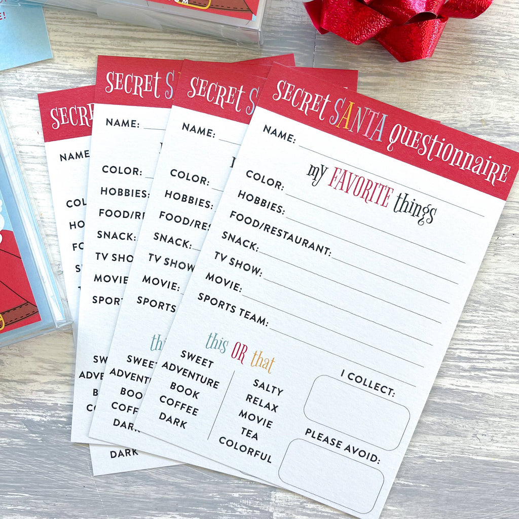 Secret Santa Activity Kit | The Paxton Press